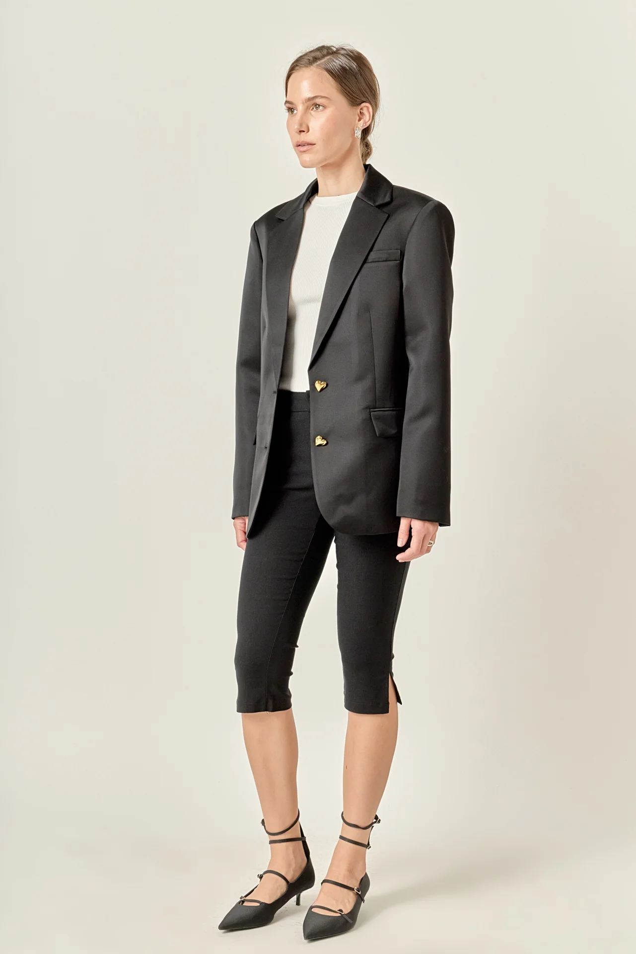 The Amoura Satin Blazer - Image 3