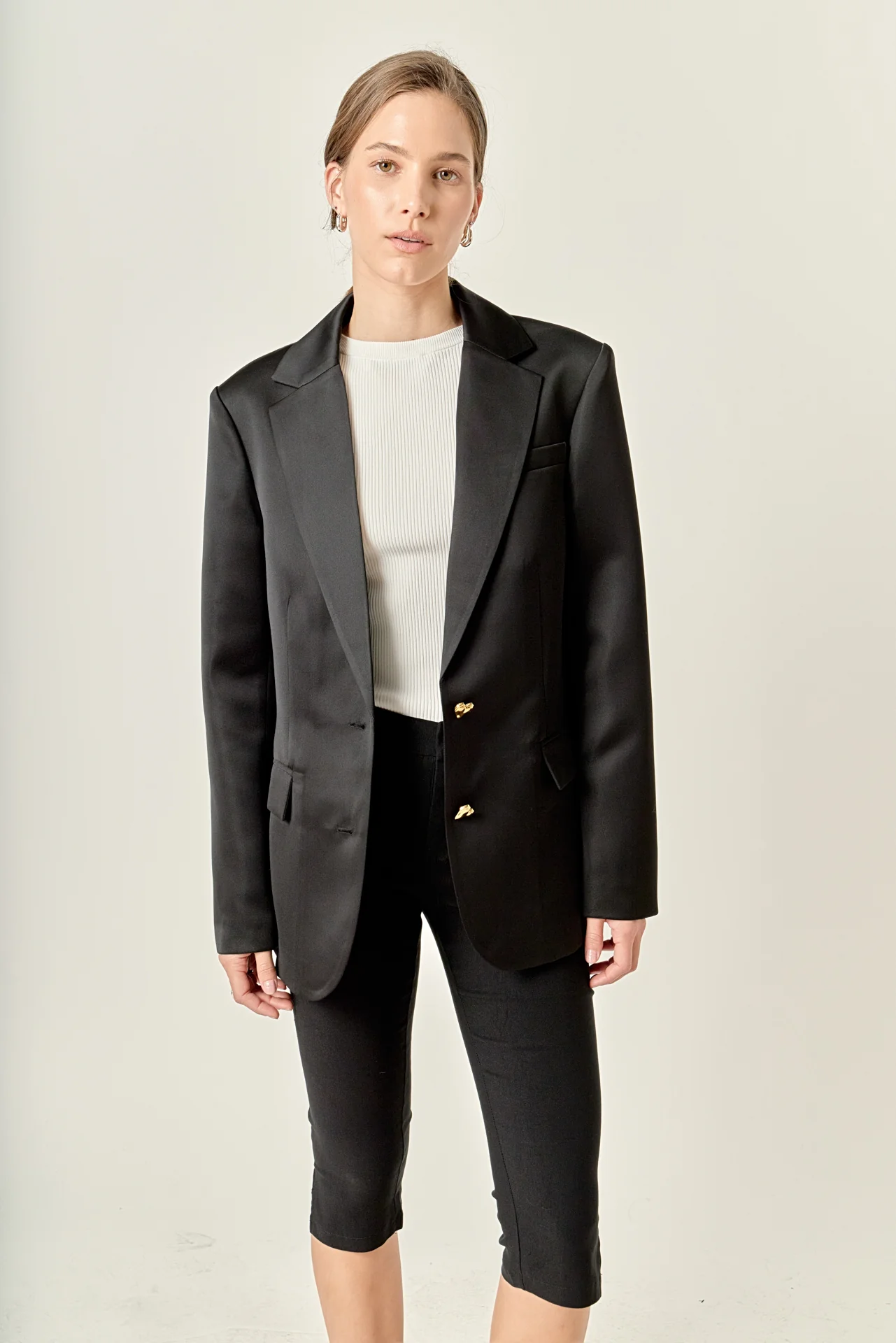 The Amoura Satin Blazer - Image 5