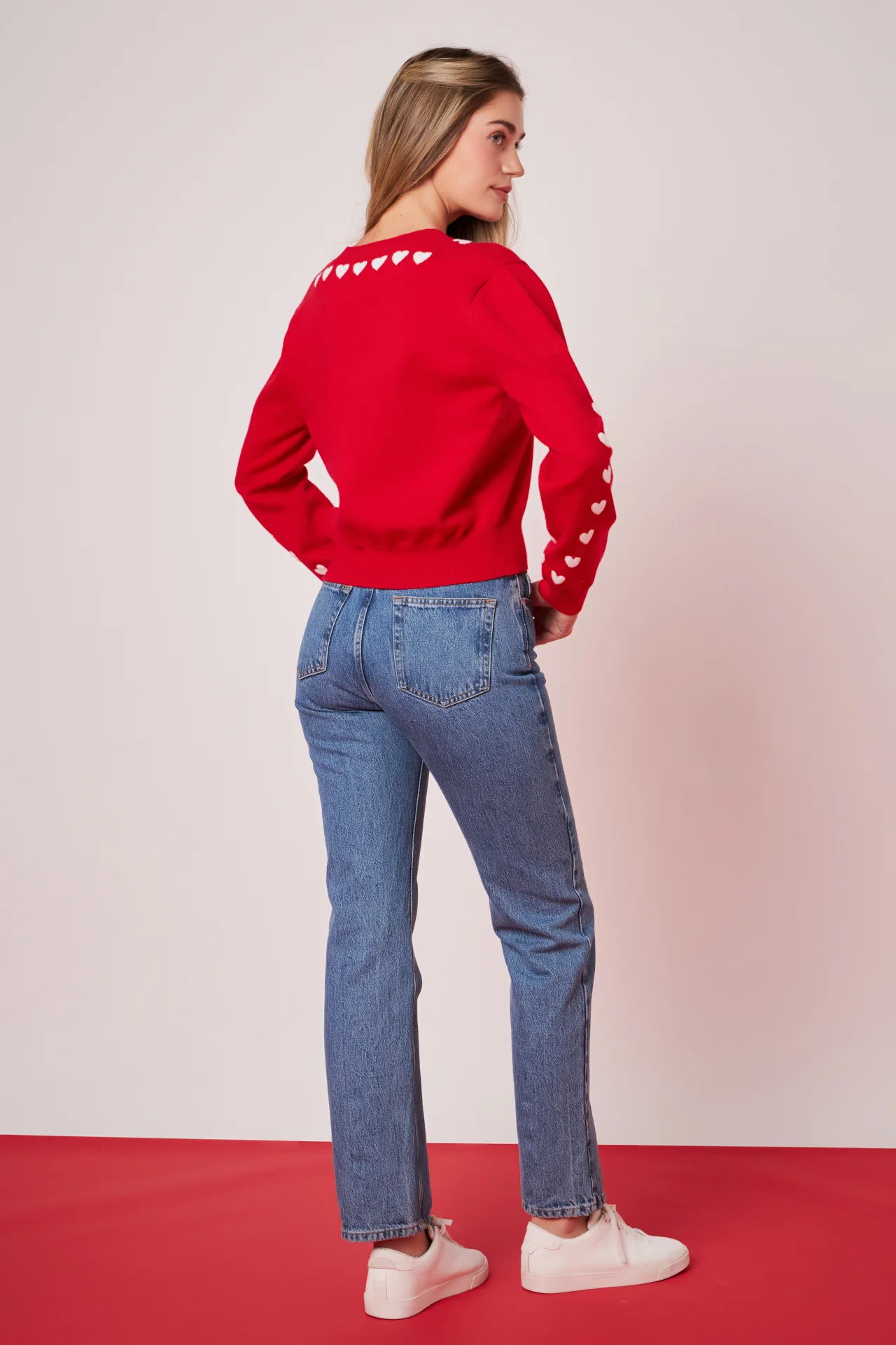 Heart Accent Knit Cardigan - Image 16