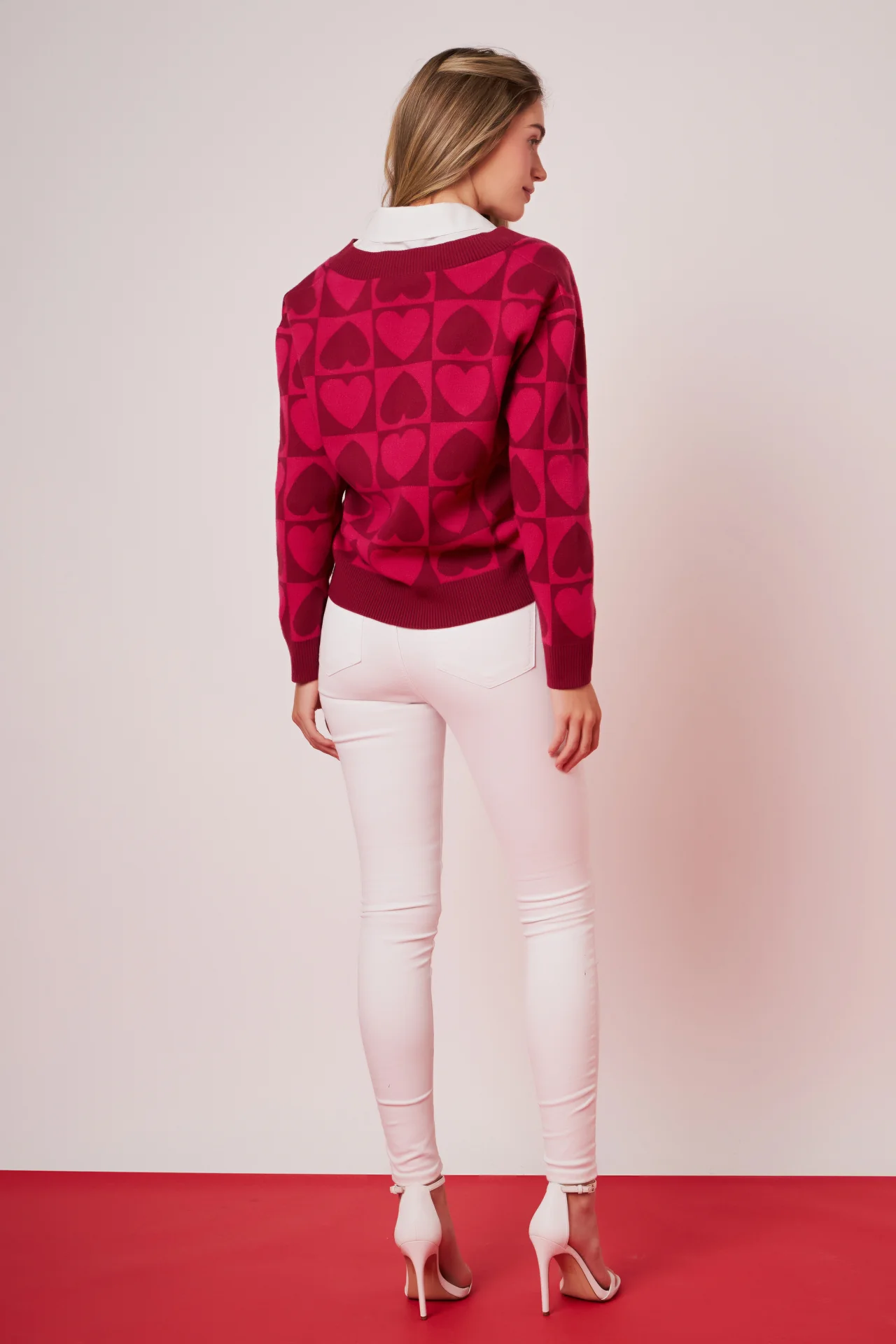 Heart Knit Sweater - Image 4