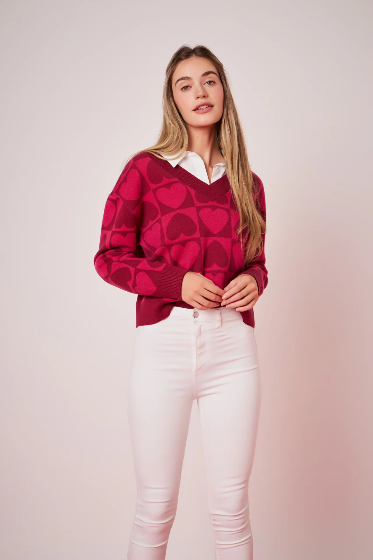 Heart Knit Sweater - Image 5