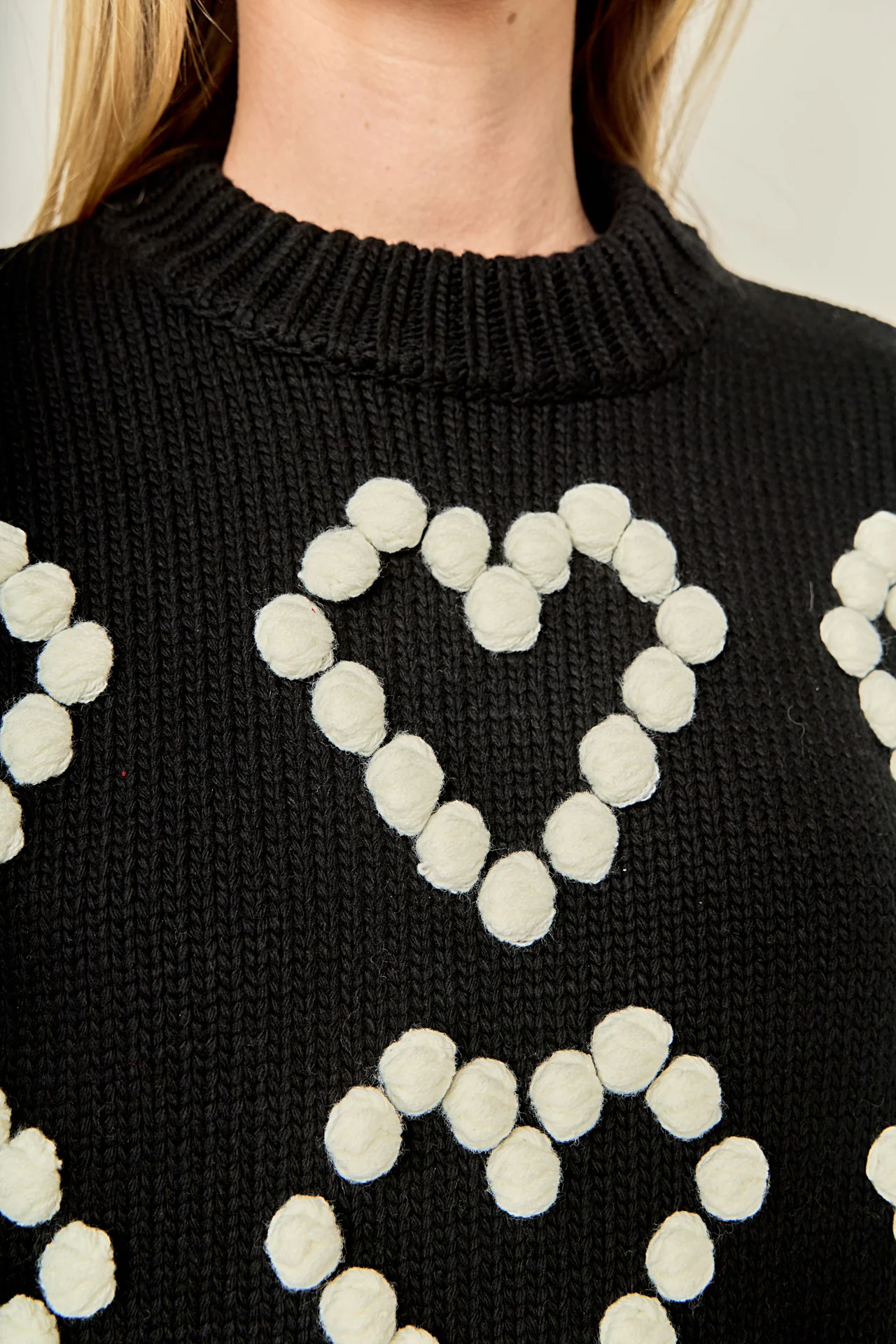 Heart Pom Sweater - Image 3