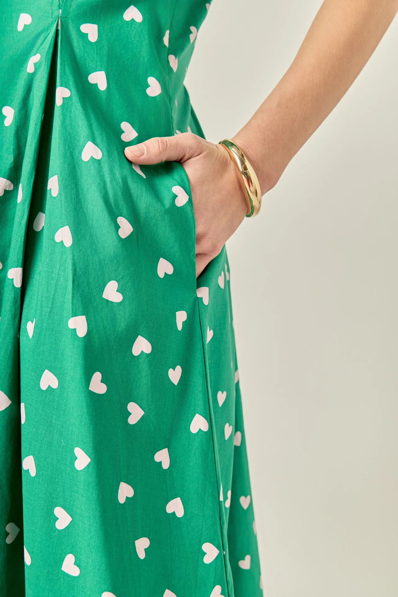 Lovelyn Heart Print Midi Dress - Image 3