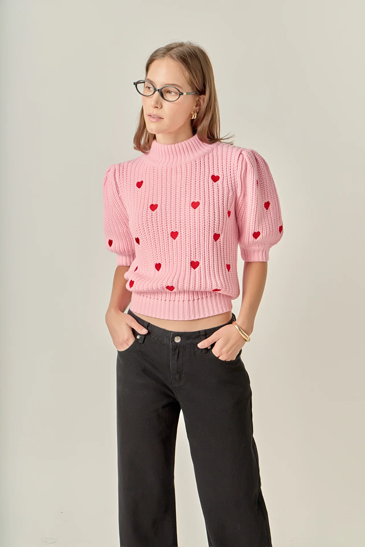 Embroidered Heart Sweater - Image 10