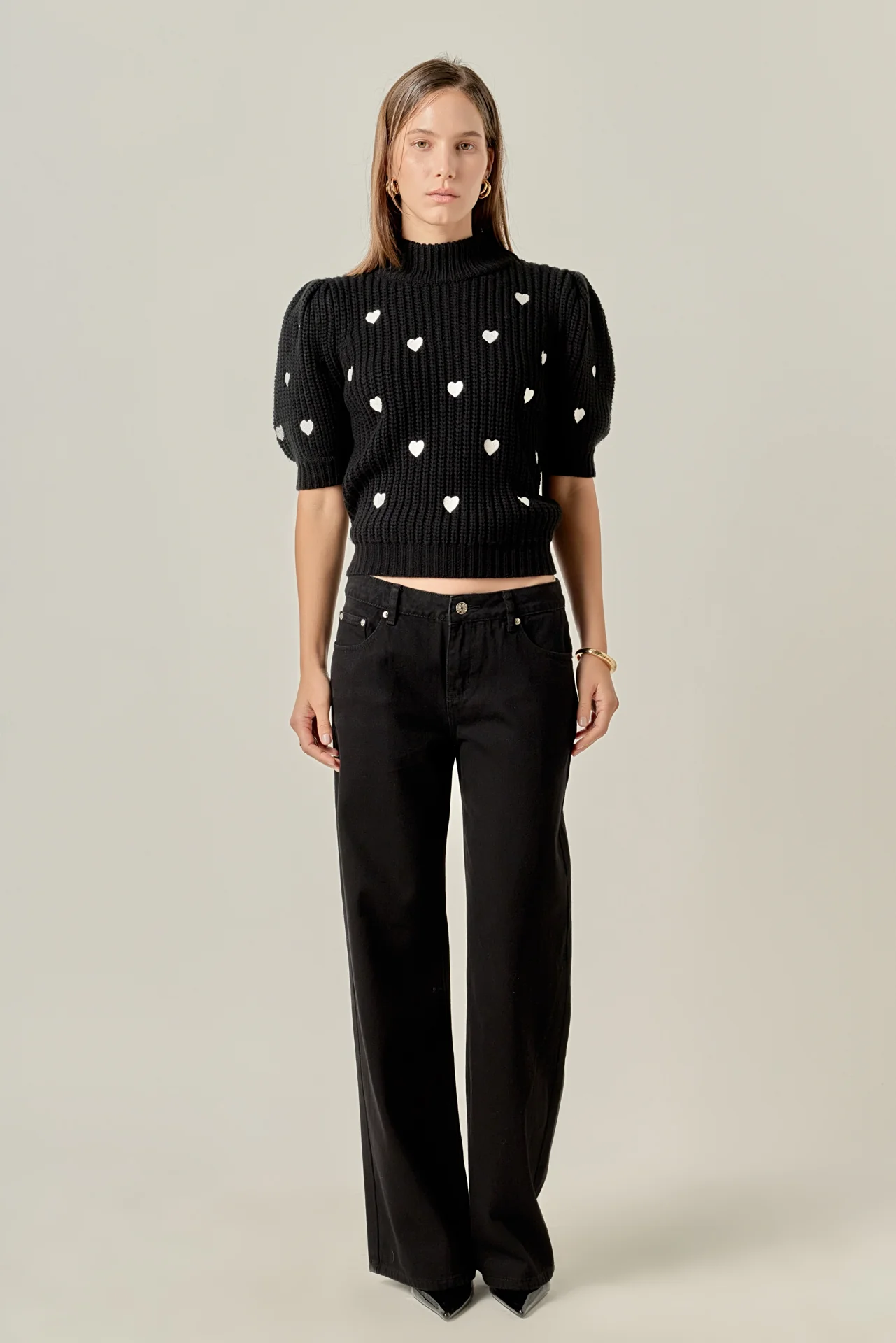 Embroidered Heart Sweater - Image 11
