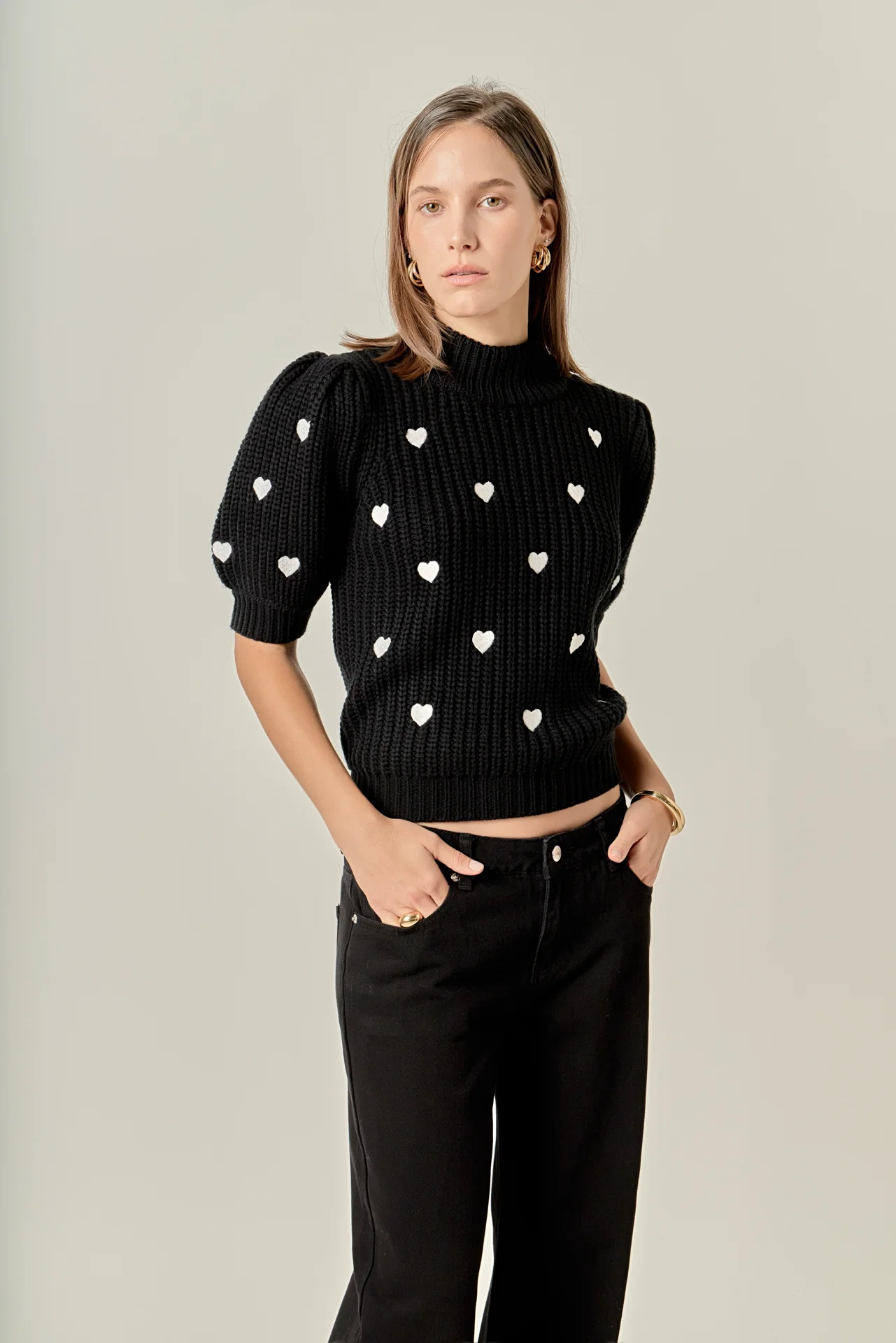 Embroidered Heart Sweater - Image 15