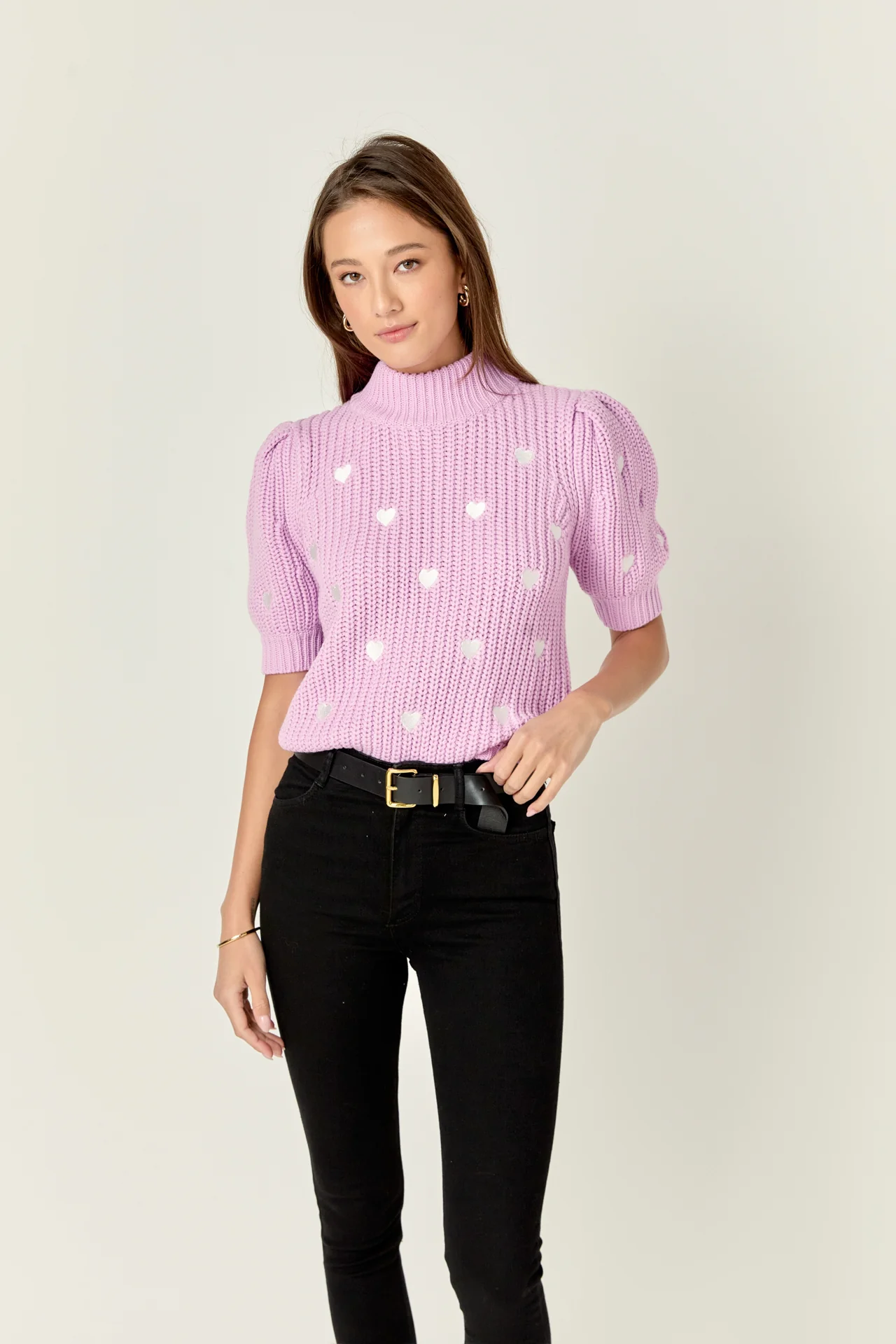 Embroidered Heart Sweater - Image 25
