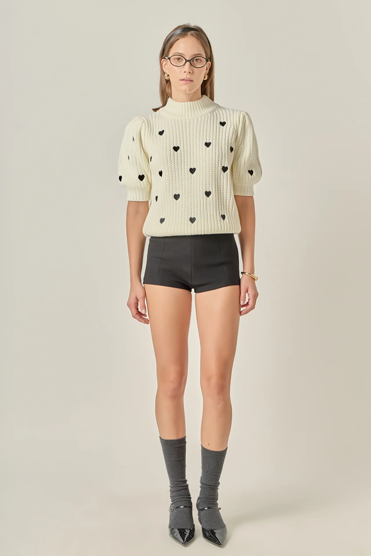 Embroidered Heart Sweater - Image 3