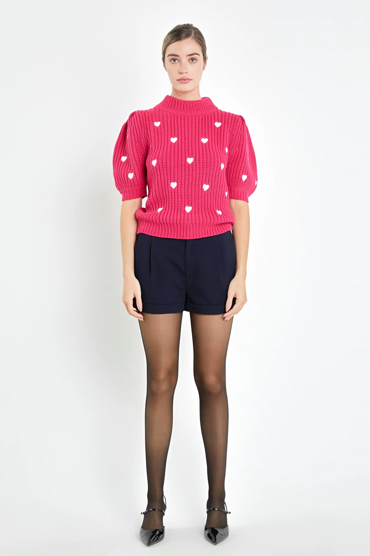 Embroidered Heart Sweater - Image 36