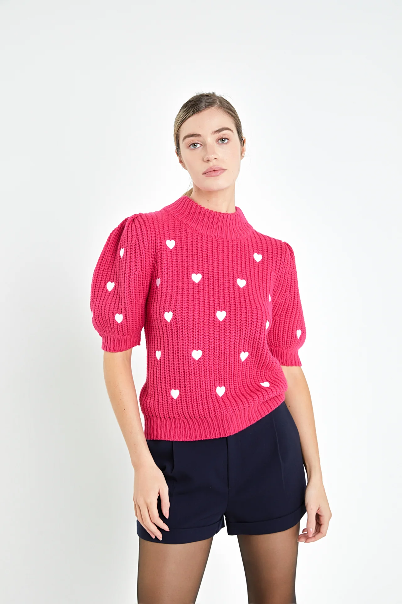 Embroidered Heart Sweater - Image 40
