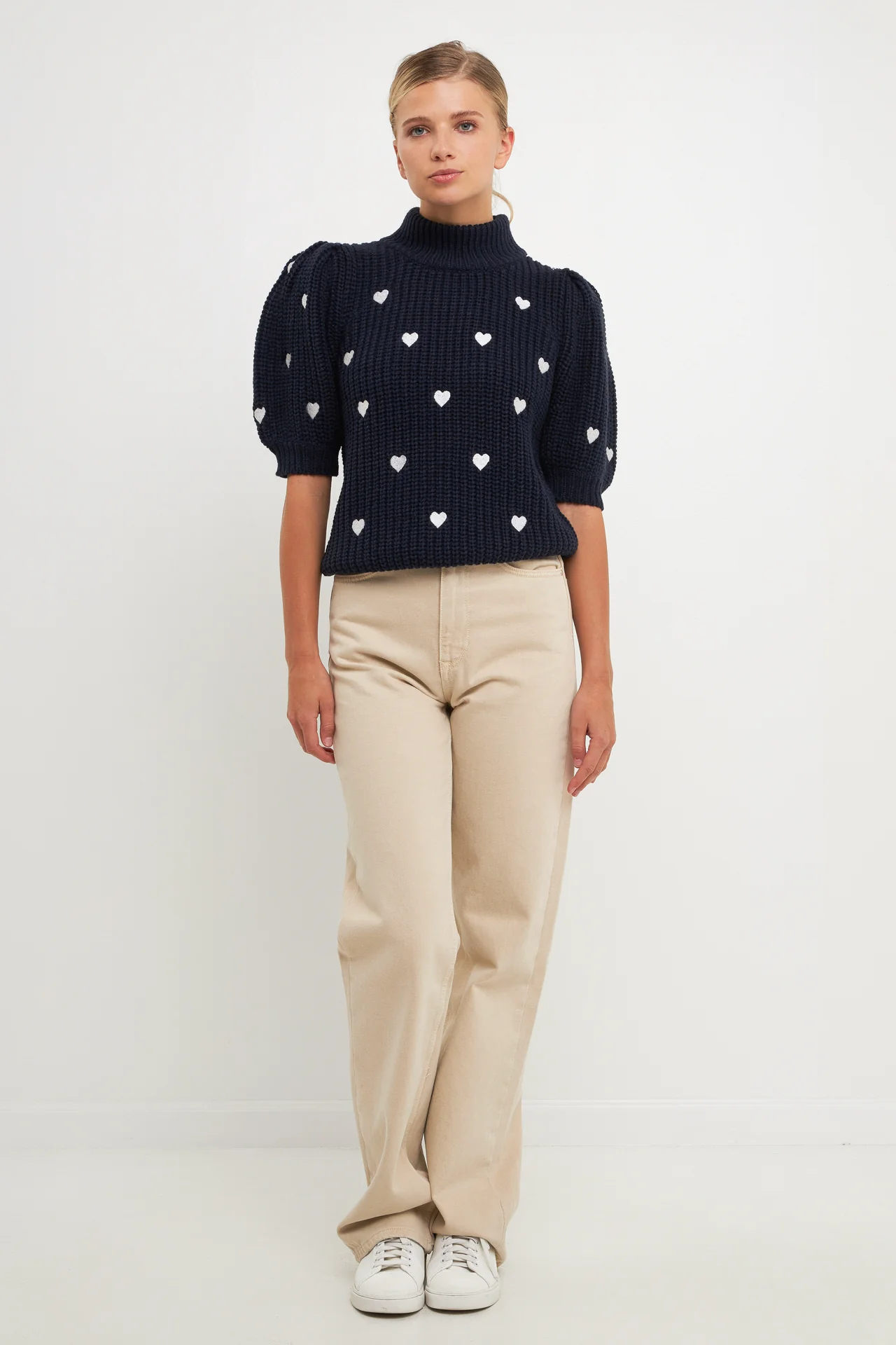 Embroidered Heart Sweater - Image 41