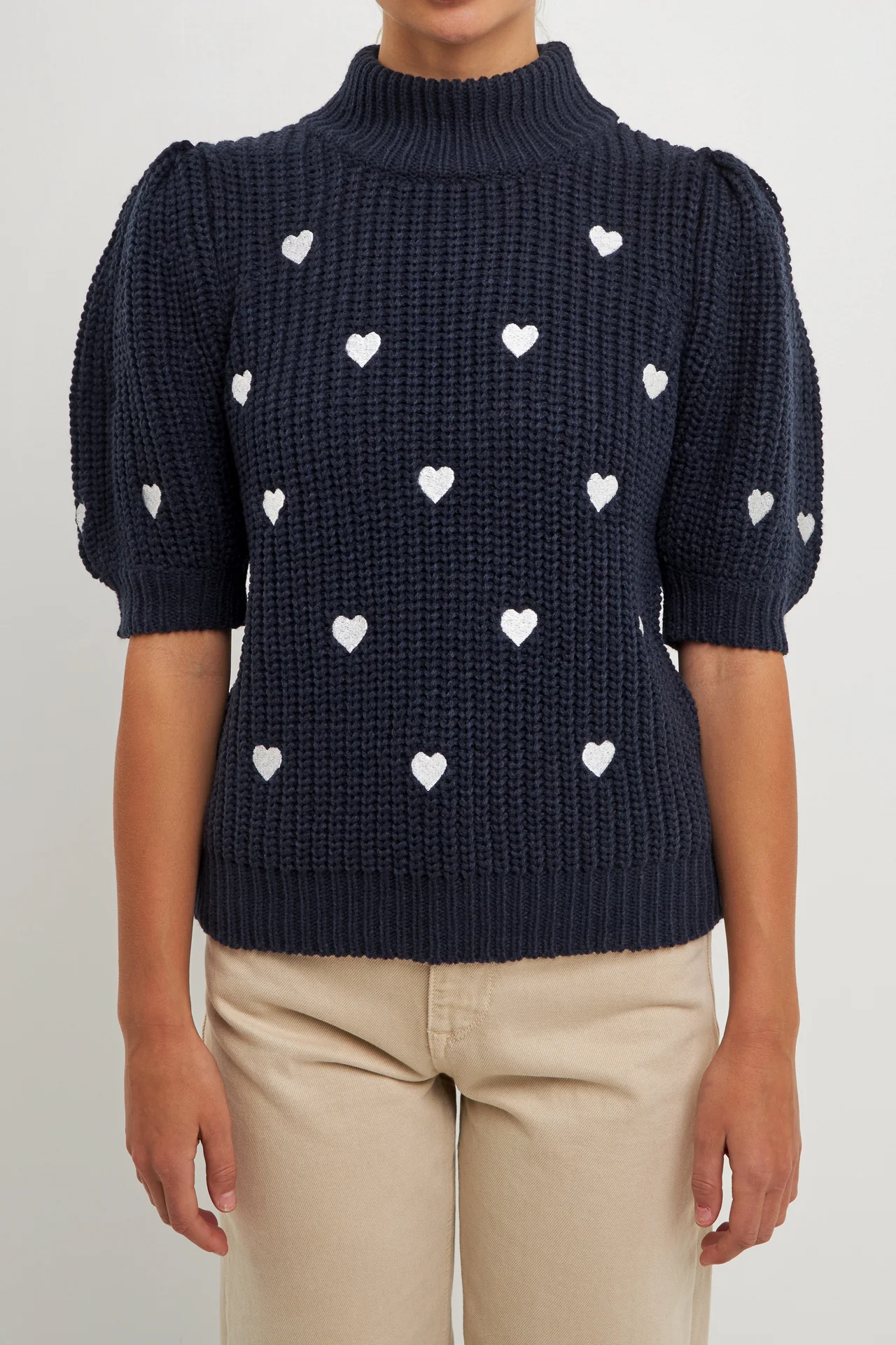 Embroidered Heart Sweater - Image 42
