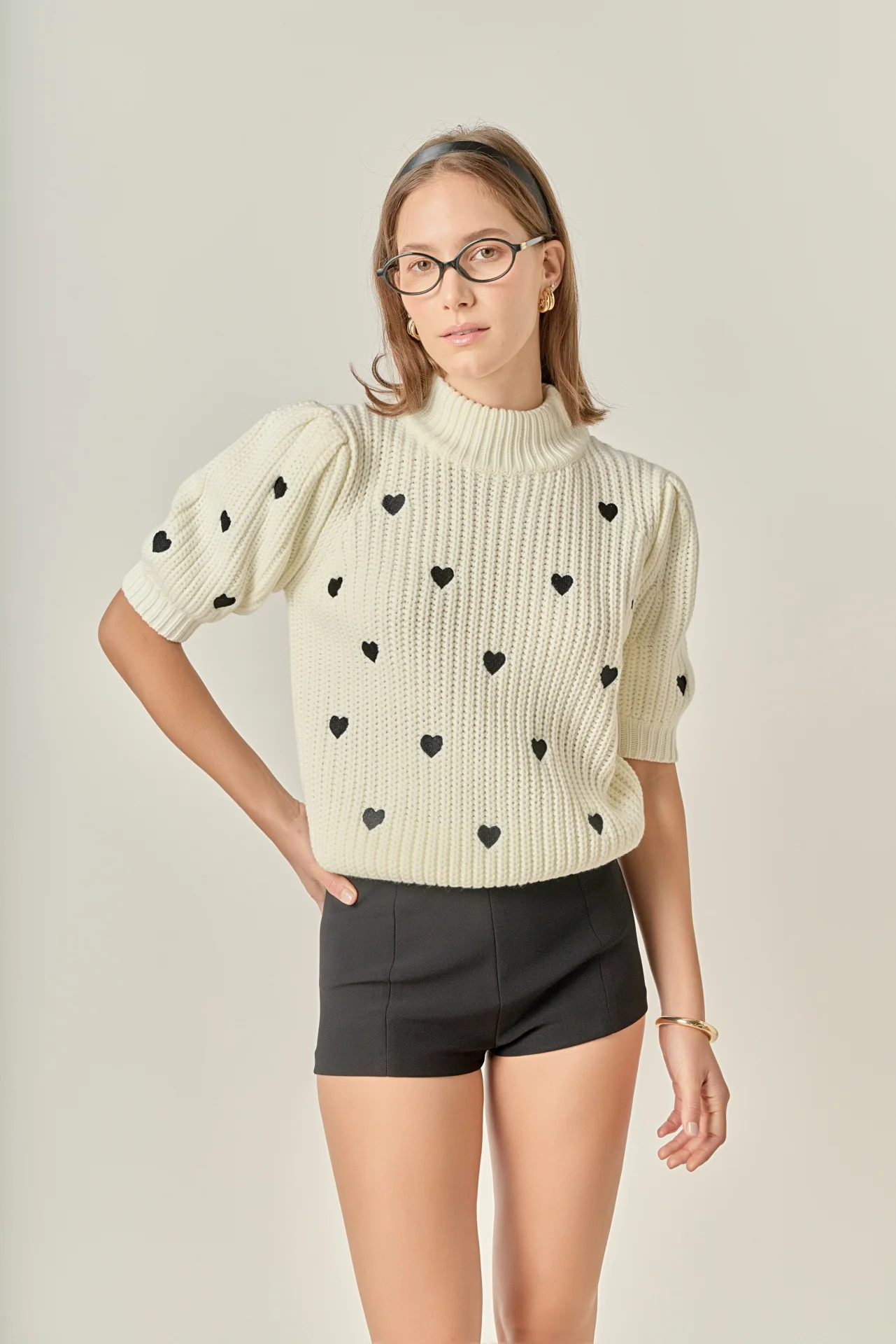Embroidered Heart Sweater - Image 5