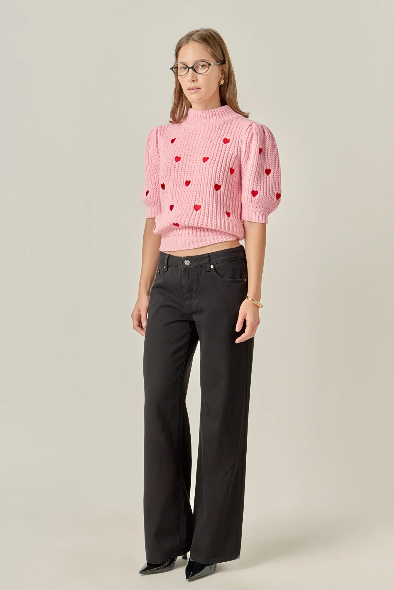 Embroidered Heart Sweater - Image 6