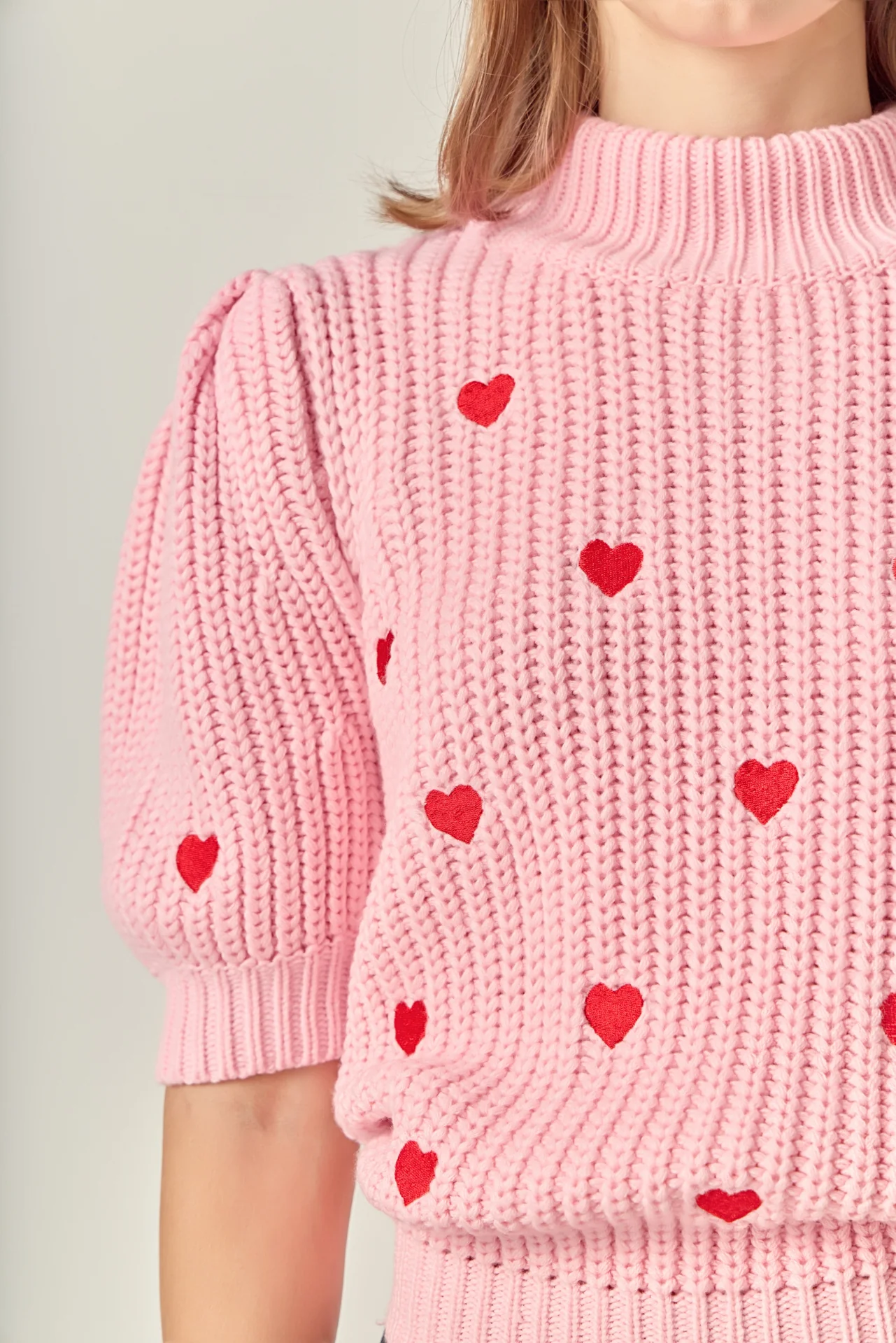 Embroidered Heart Sweater - Image 7