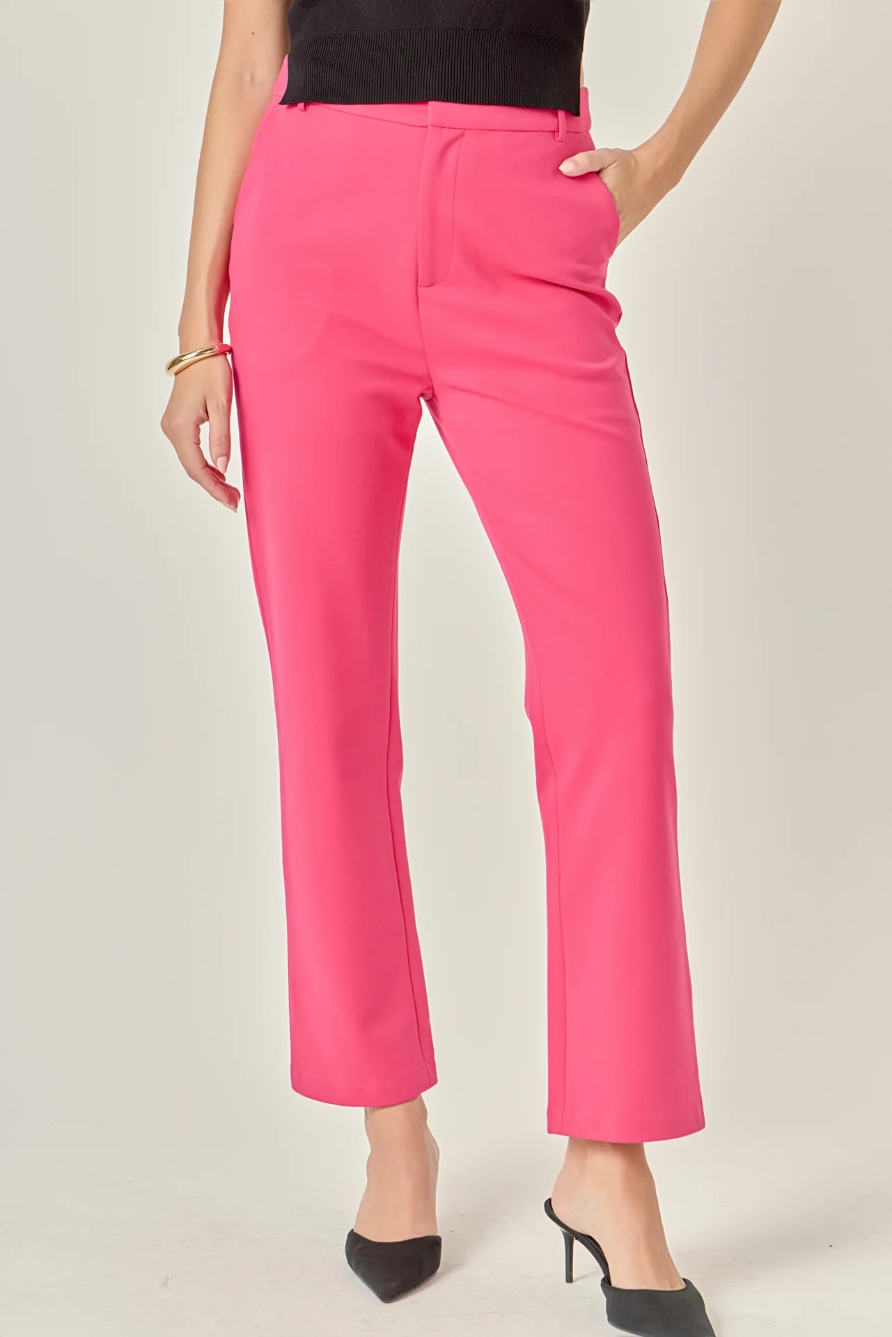 High-waist Knit Pants - Image 5