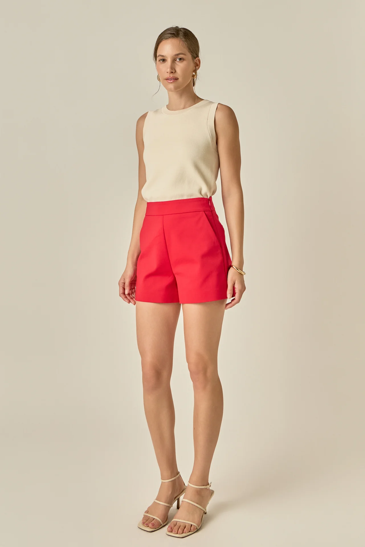High Waisted Mini Shorts - Image 3