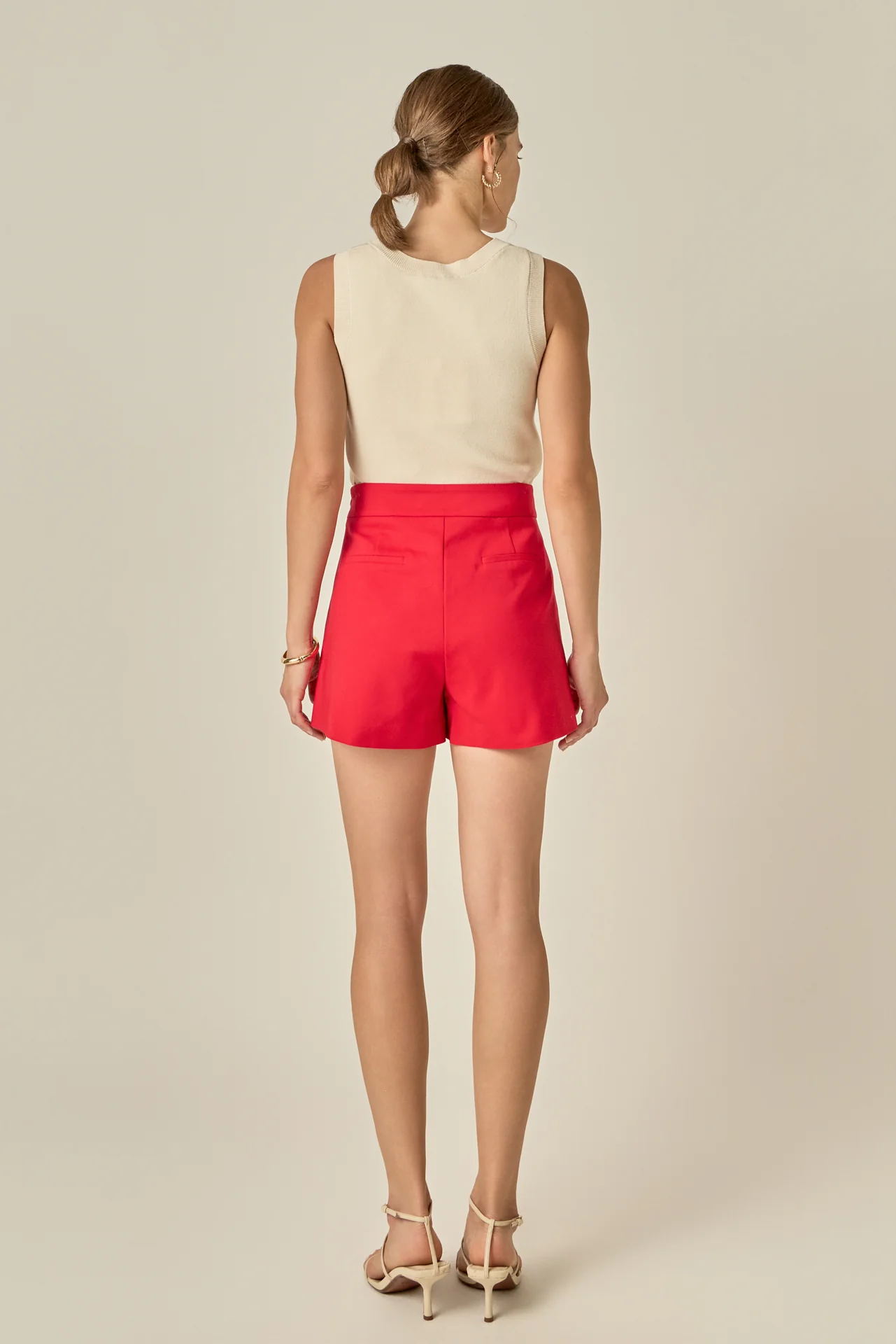 High Waisted Mini Shorts - Image 4