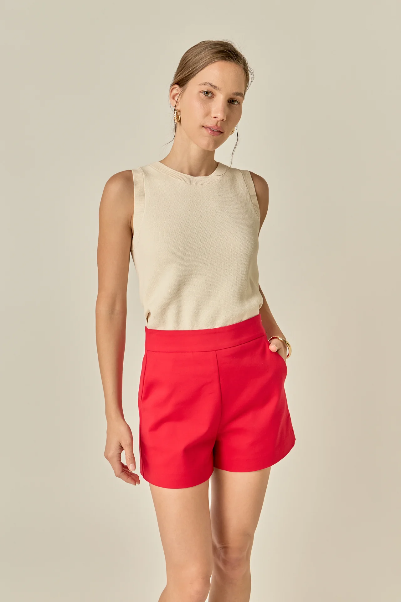 High Waisted Mini Shorts - Image 6