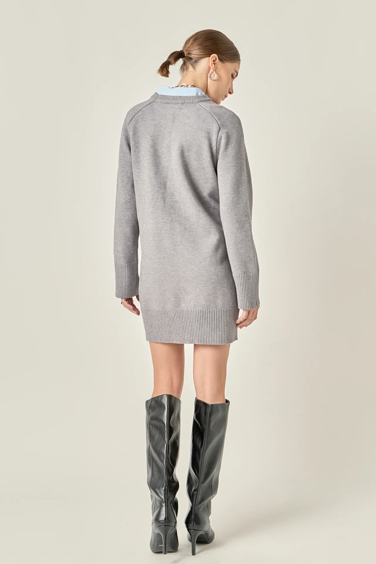Knit Mini Dress - Image 10