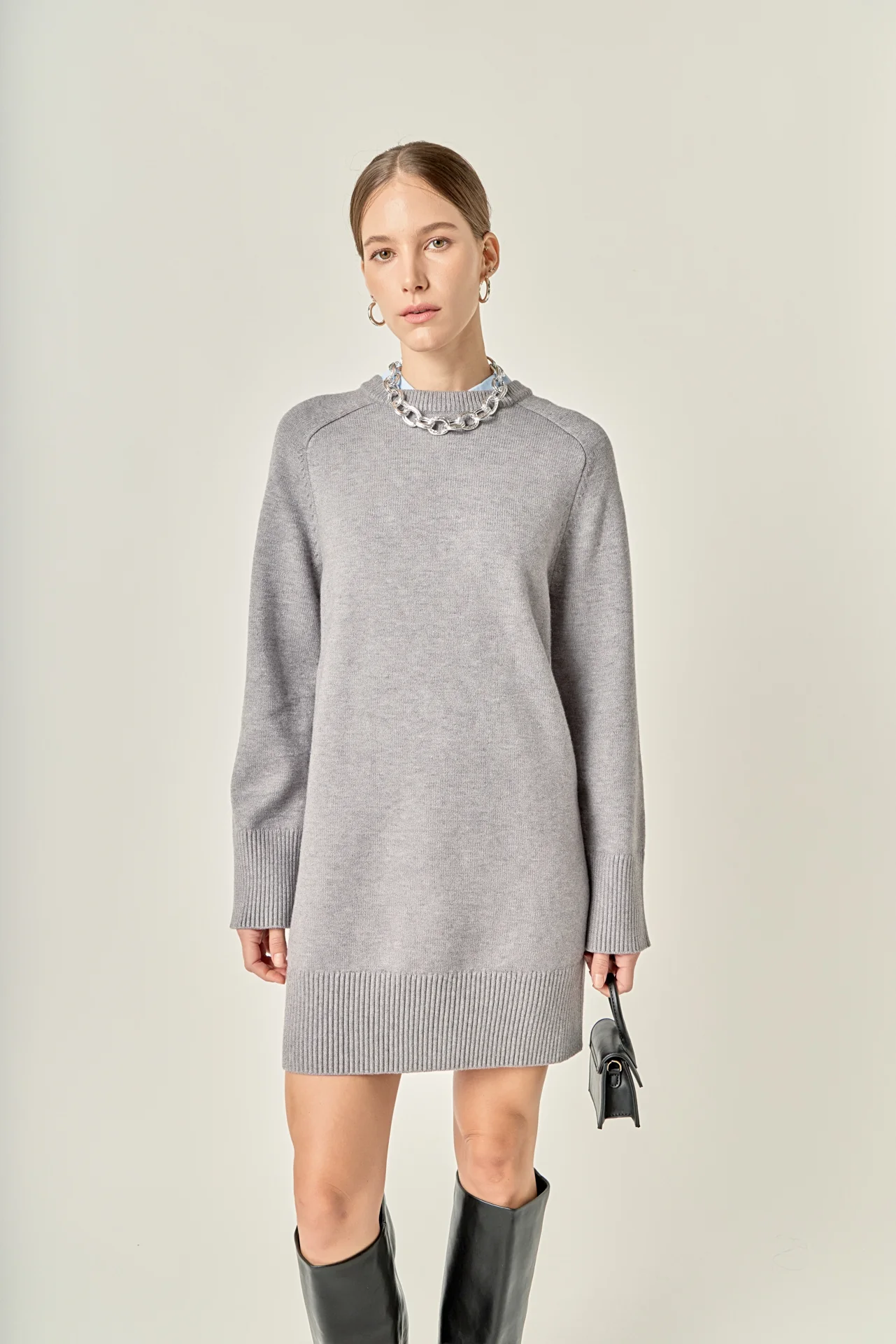 Knit Mini Dress - Image 11