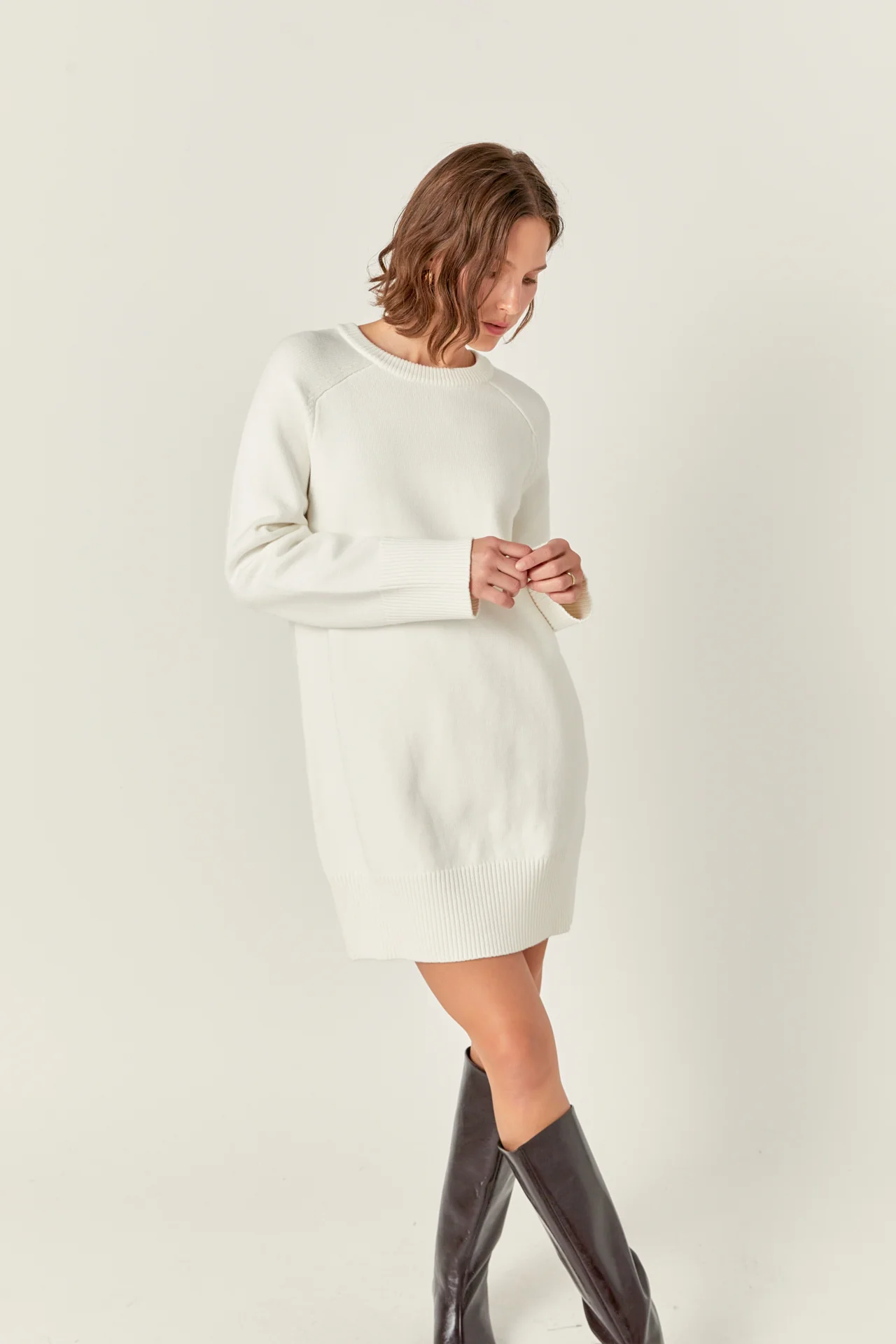 Knit Mini Dress - Image 31