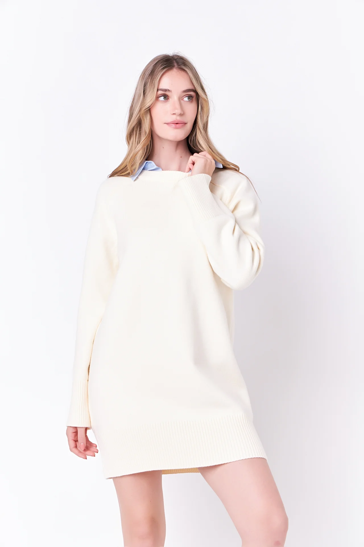Knit Mini Dress - Image 35
