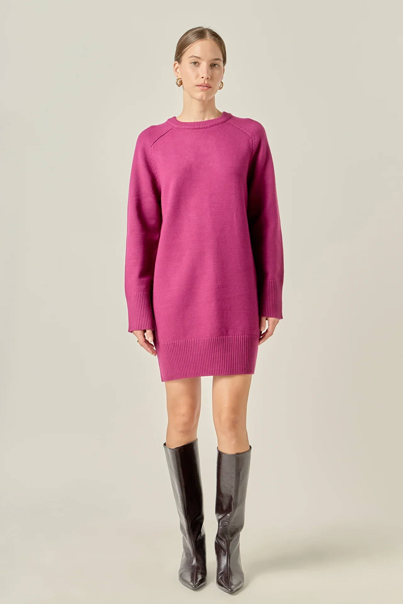 Knit Mini Dress - Image 42