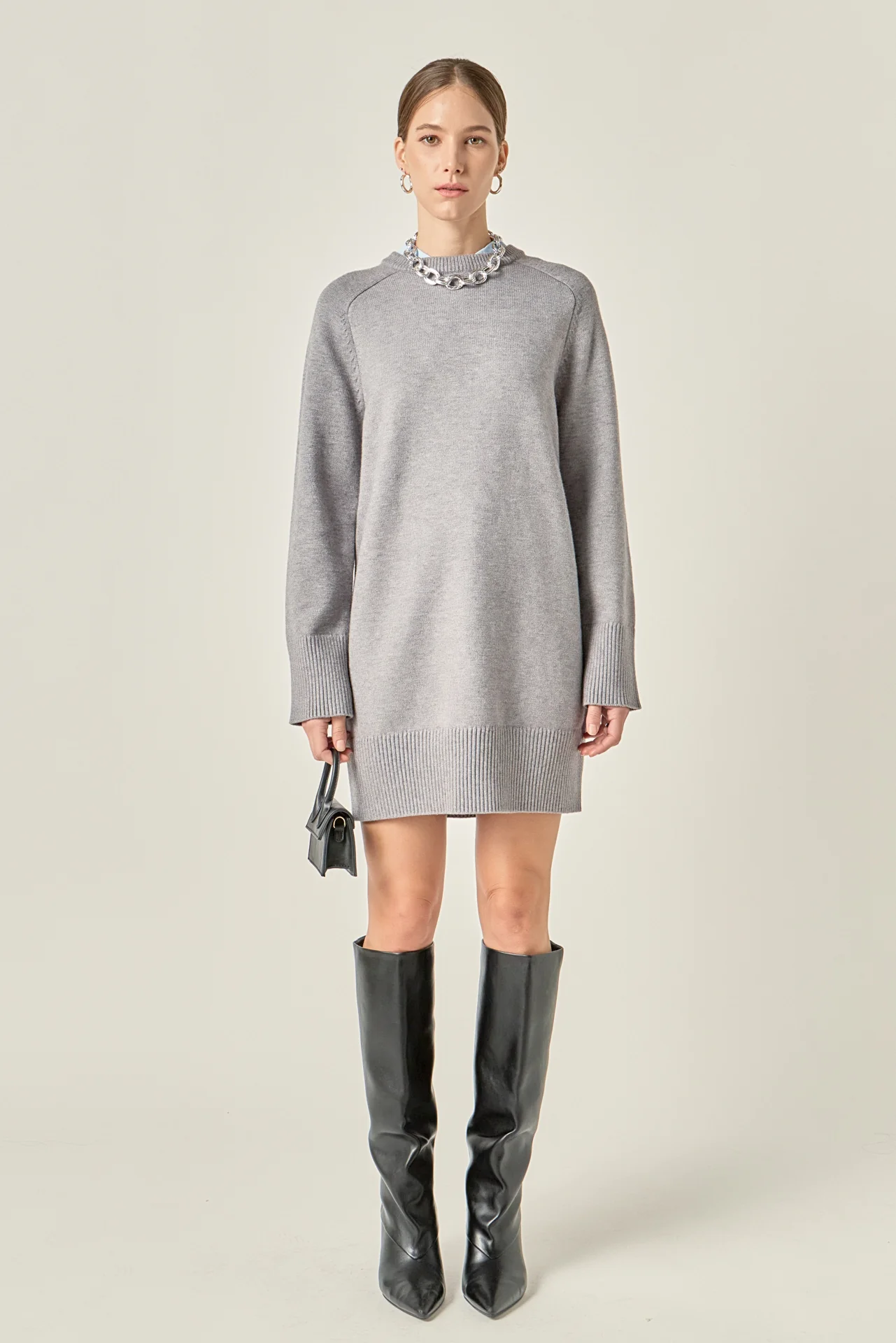 Knit Mini Dress - Image 7