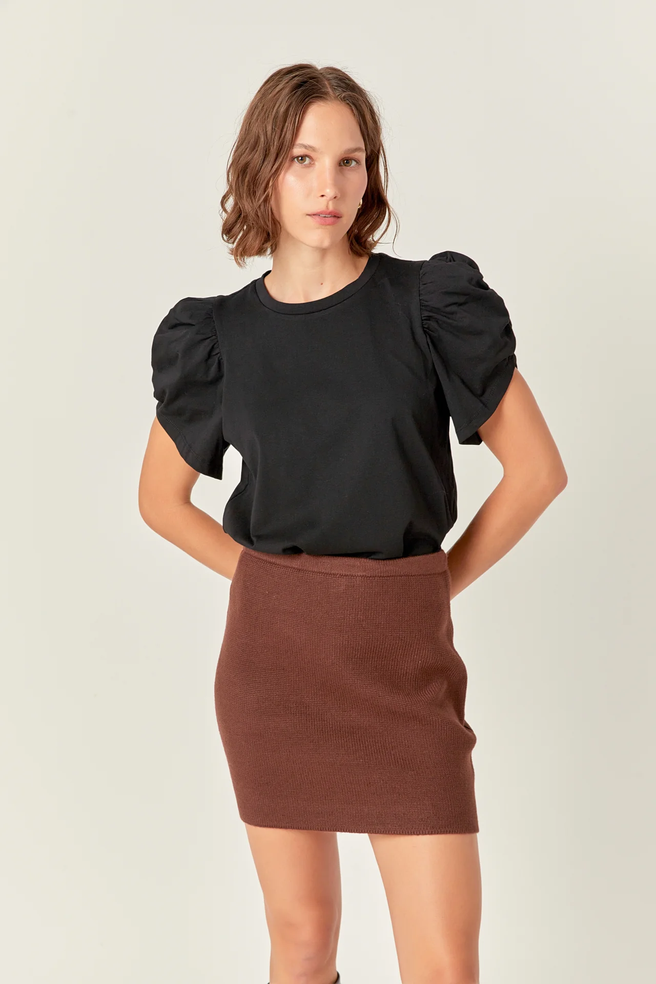 Knit Mini Skirt - Image 12
