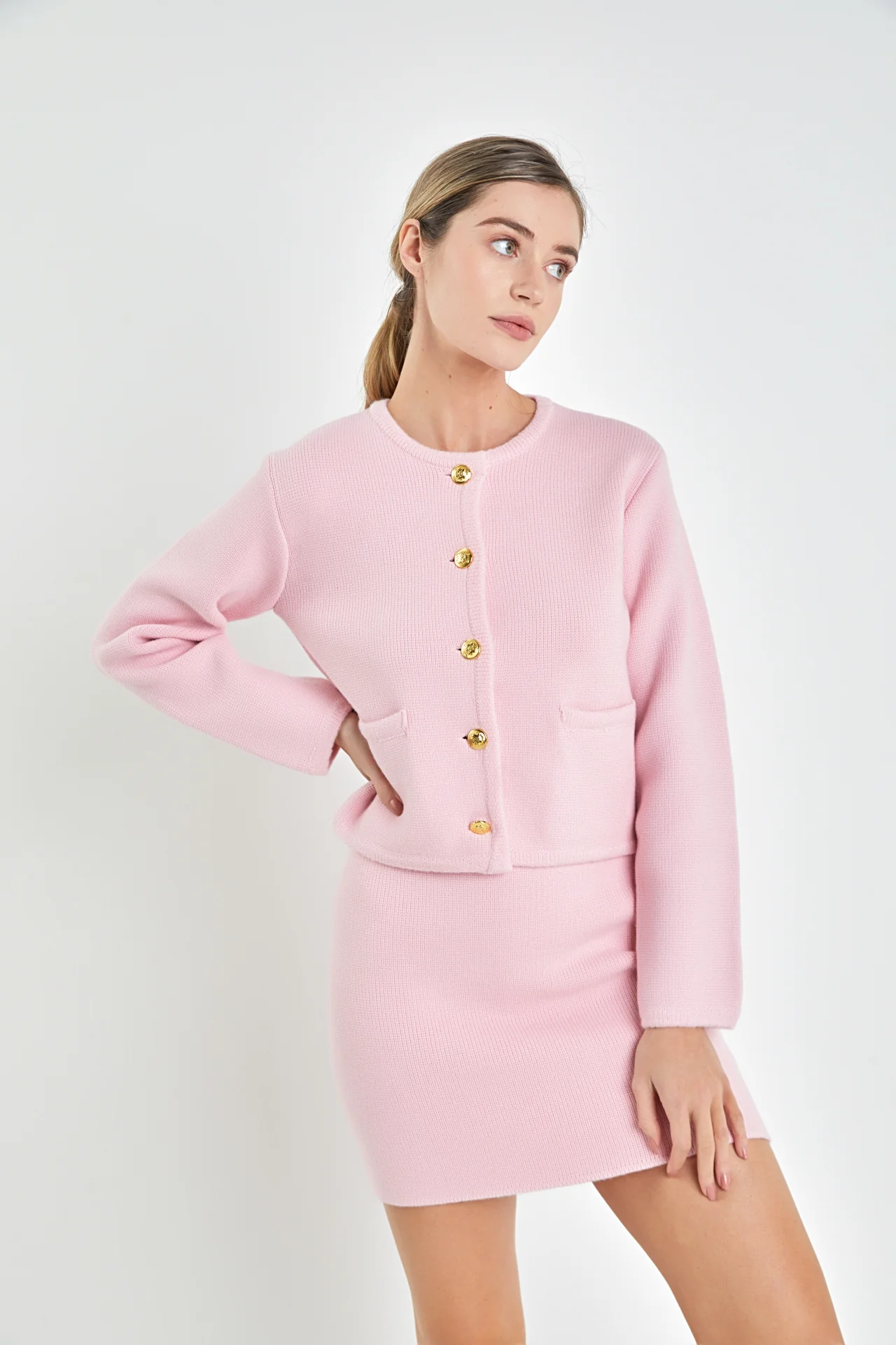 Knit Mini Skirt - Image 17