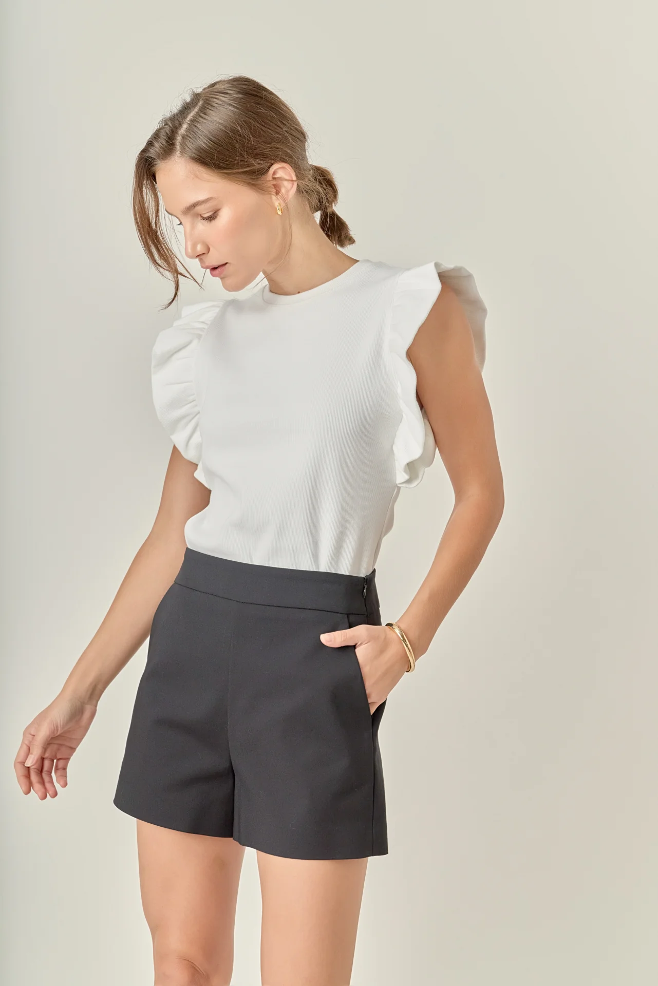 Knit Ruffled Top - Image 5