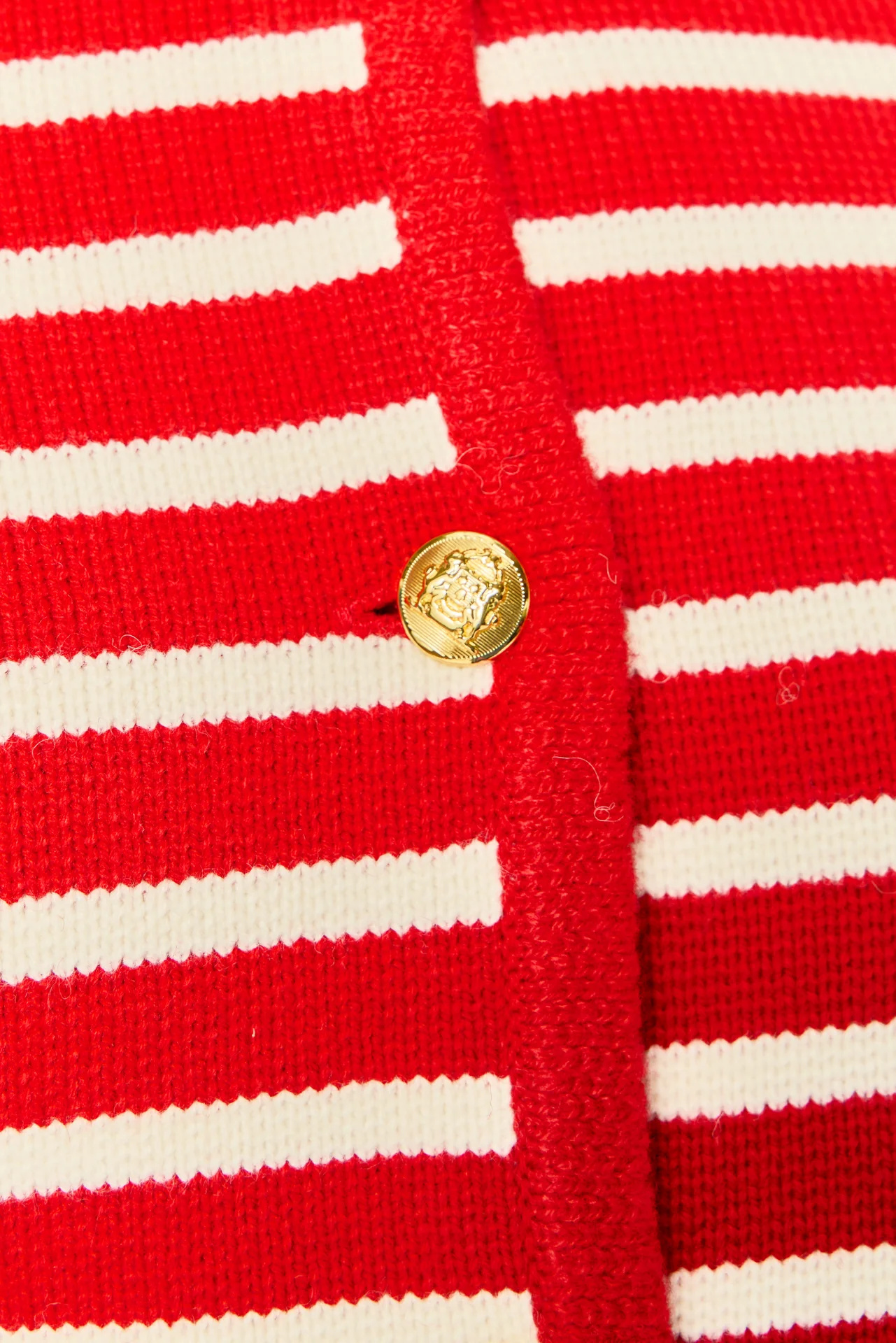 Knit Striped Sweater Cardigan - Image 15