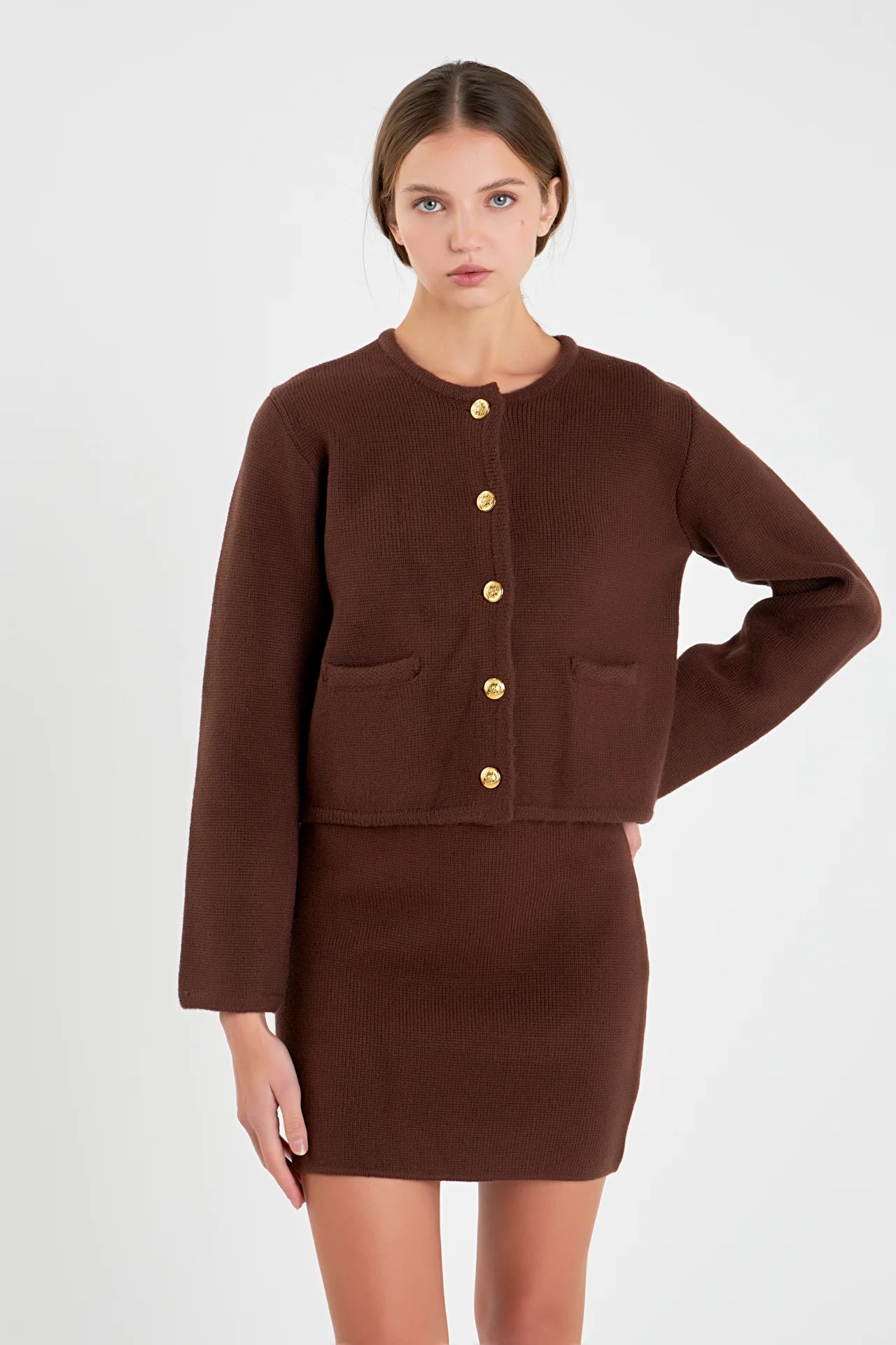 Knit Sweater Cardigan - Image 10