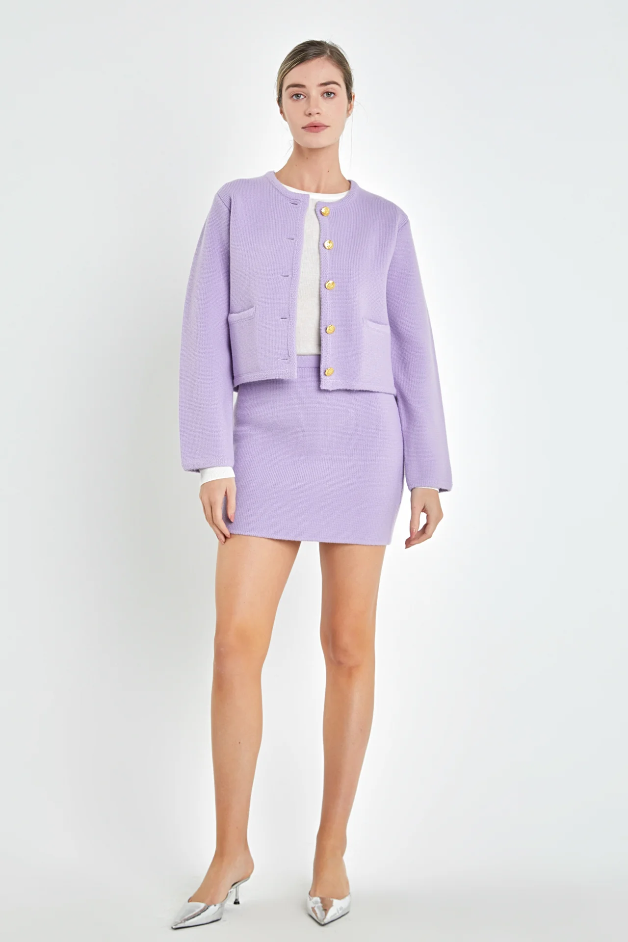Knit Sweater Cardigan - Image 11
