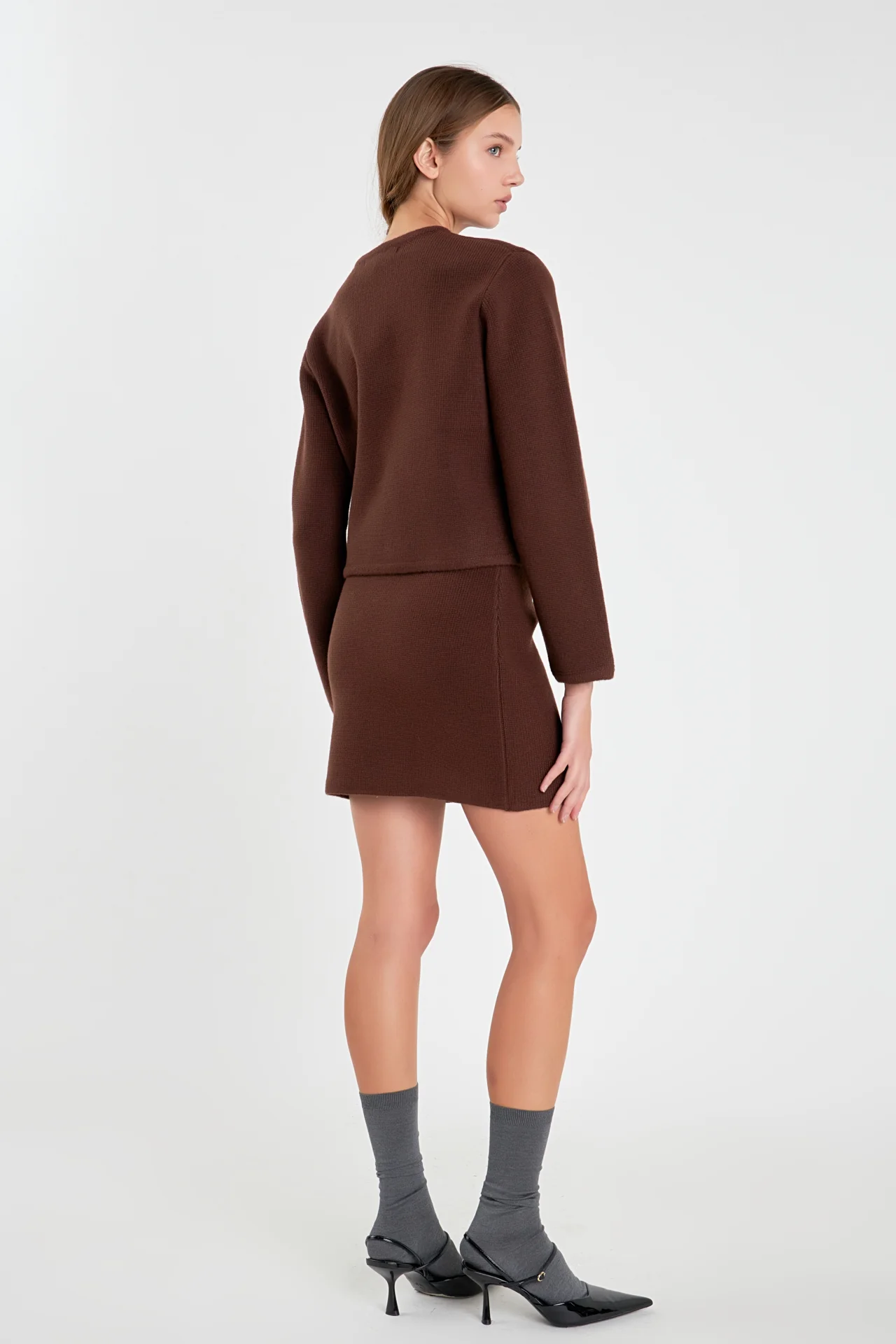 Knit Sweater Cardigan - Image 9