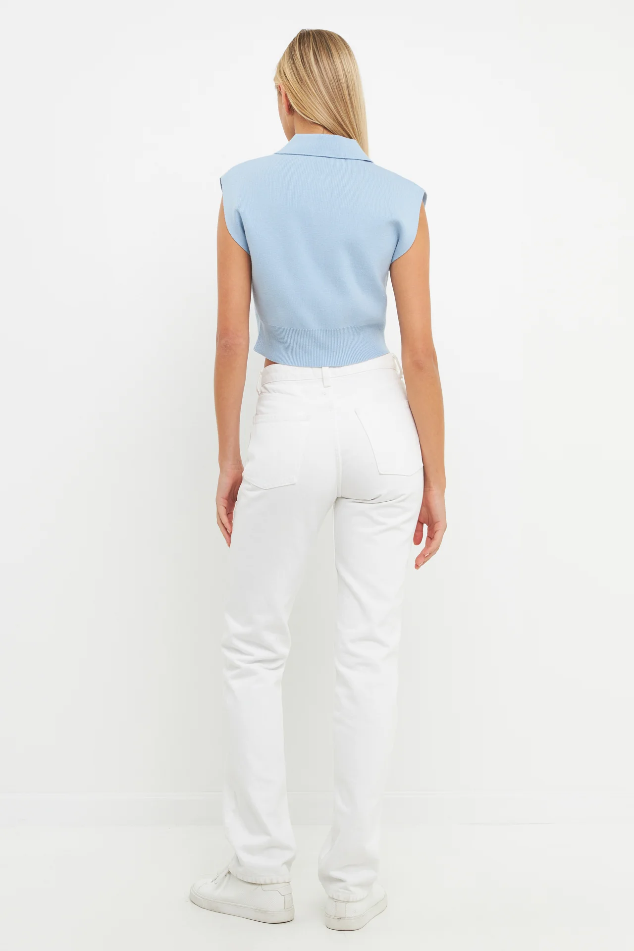 Knit Top with Collar - Image 4
