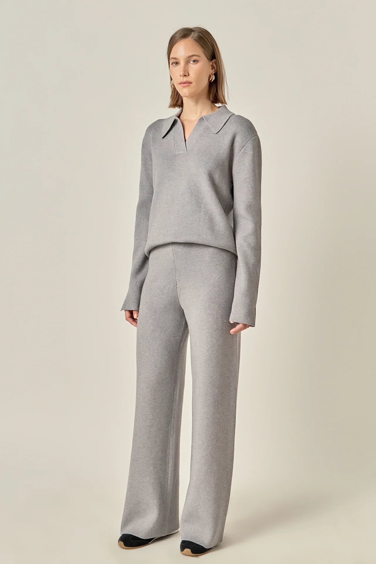 Knit Wide Pants - Image 15