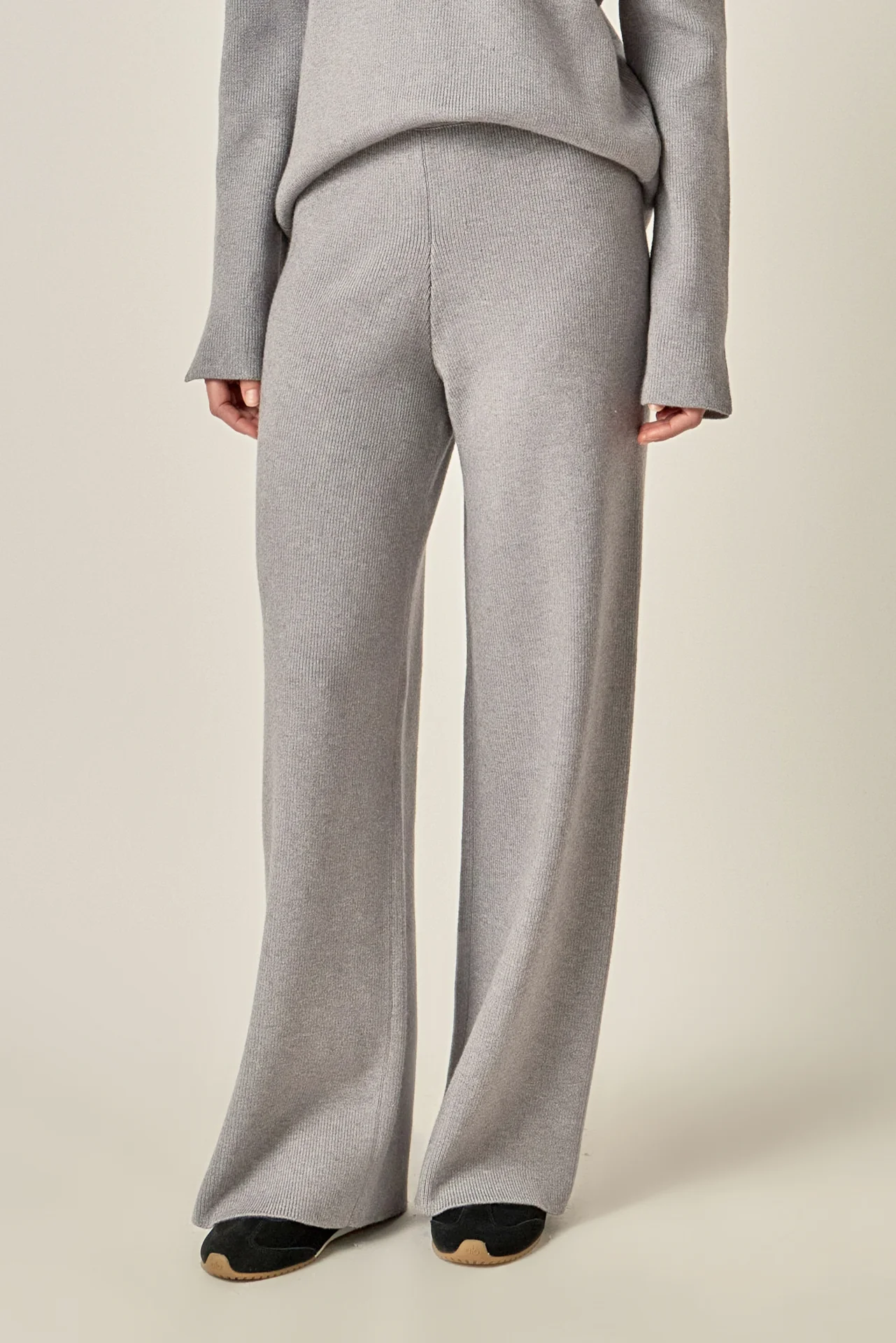 Knit Wide Pants - Image 17