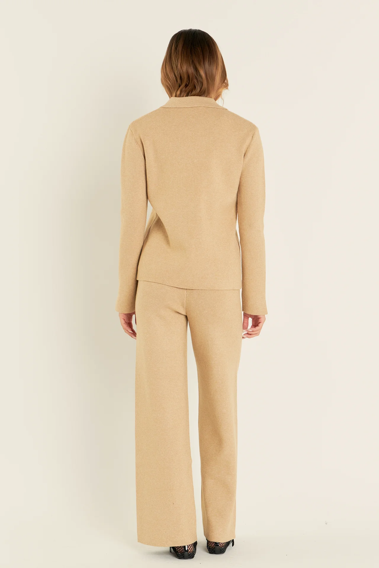 Knit Wide Pants - Image 21
