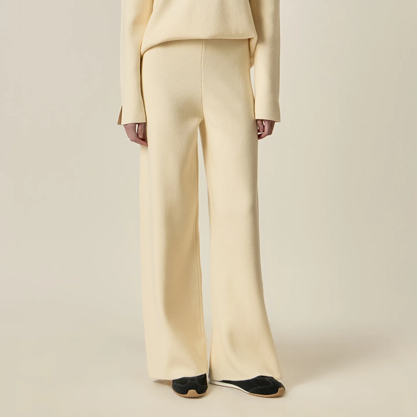 Knit Wide Pants - Image 7