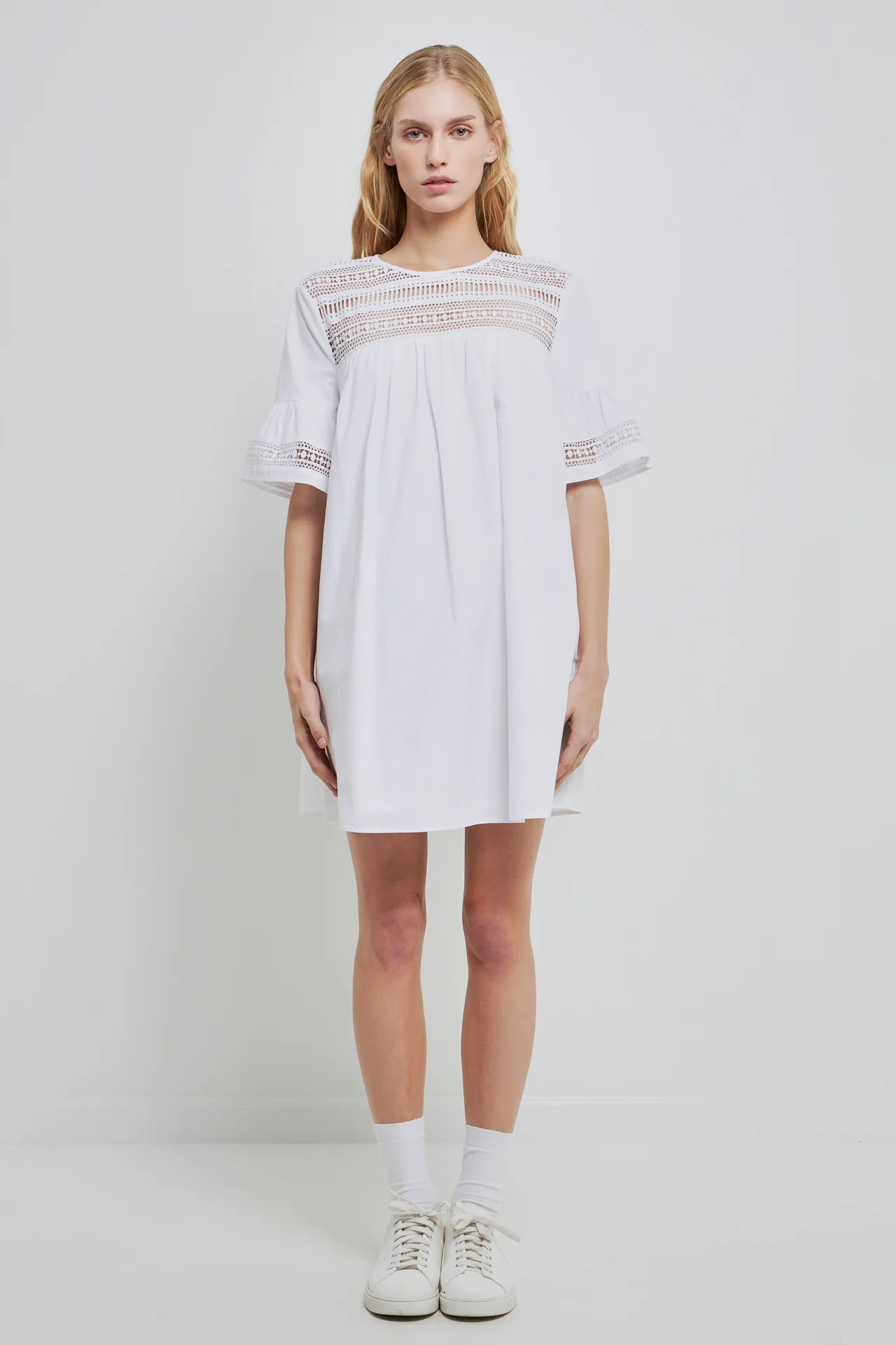Lace Detail Mini Dress - Image 10