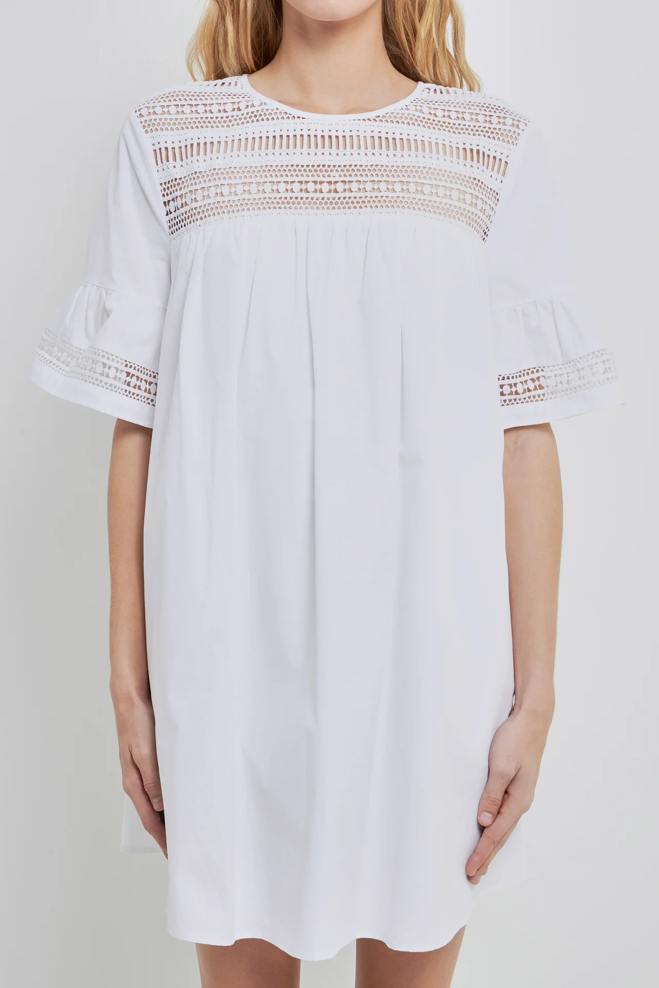 Lace Detail Mini Dress - Image 11
