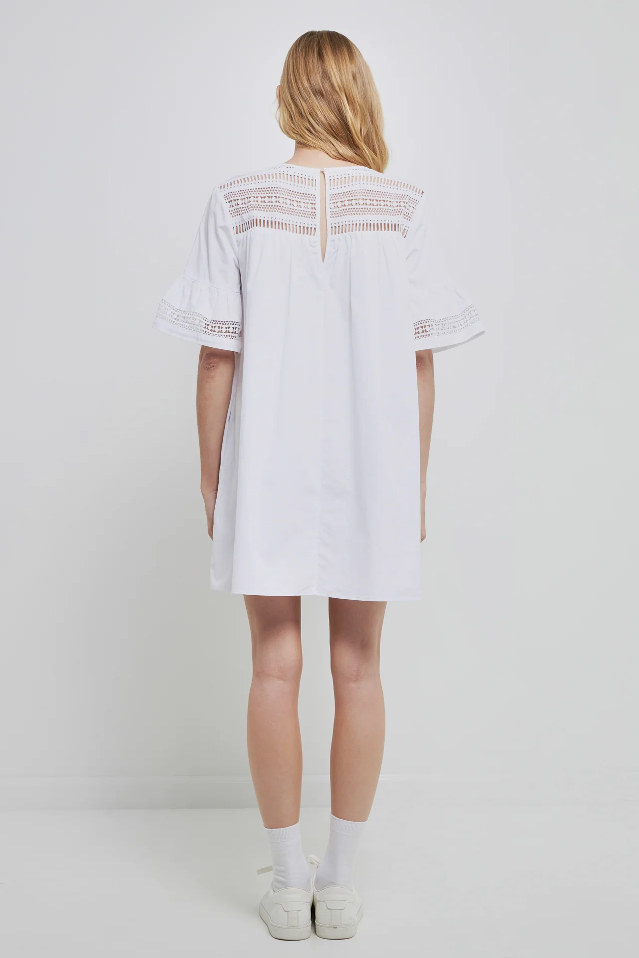 Lace Detail Mini Dress - Image 13