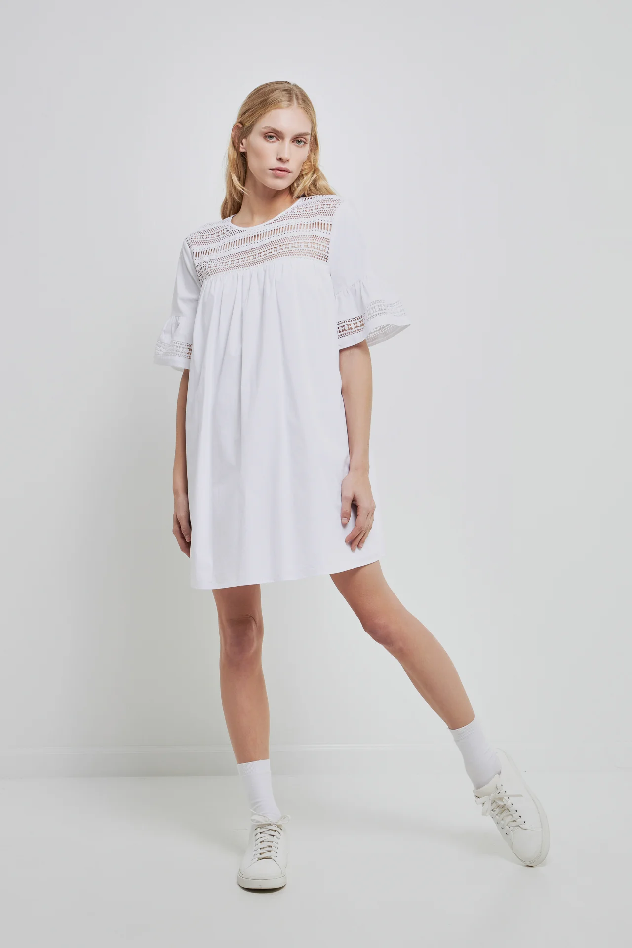 Lace Detail Mini Dress - Image 14
