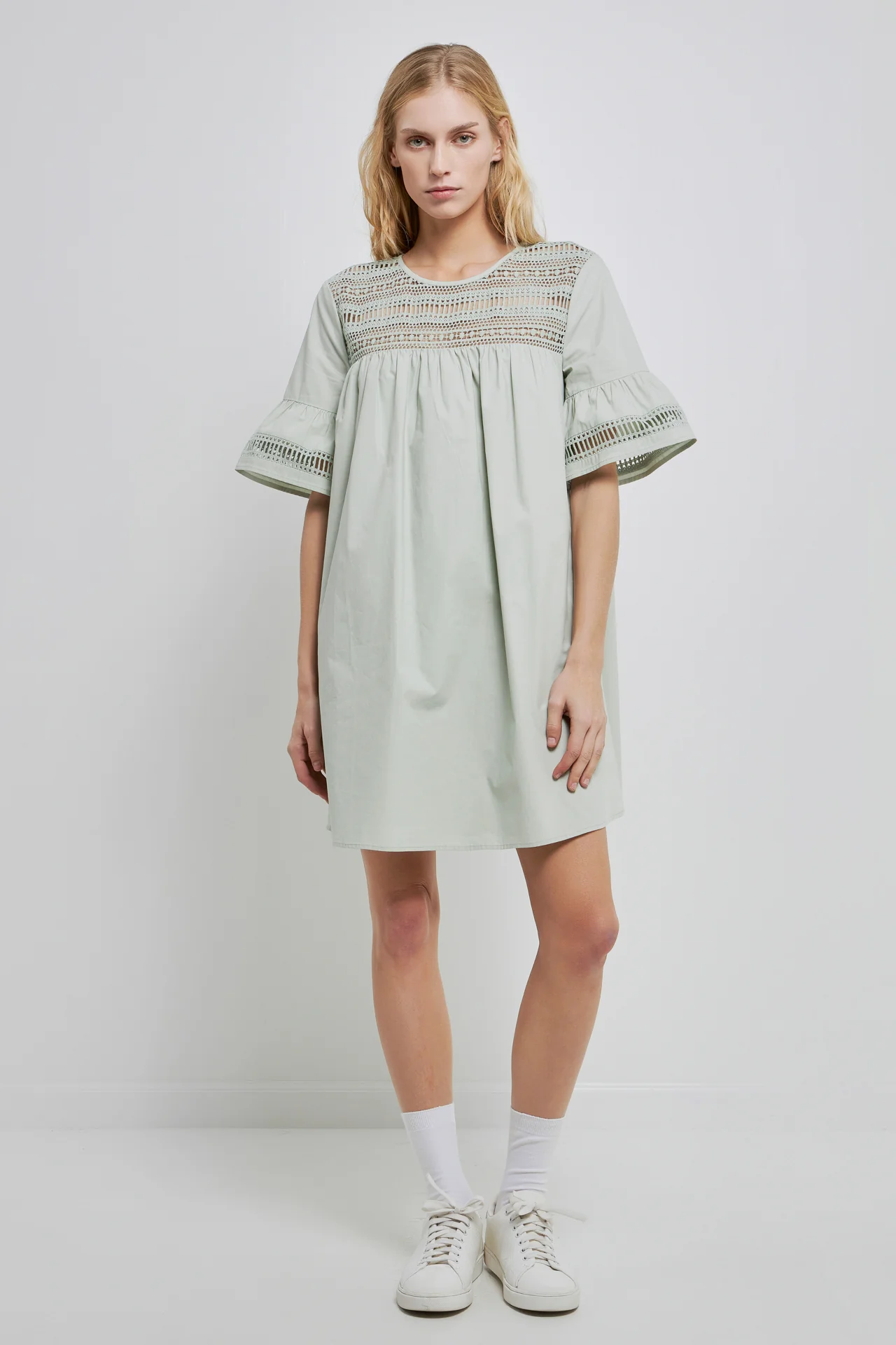Lace Detail Mini Dress - Image 15