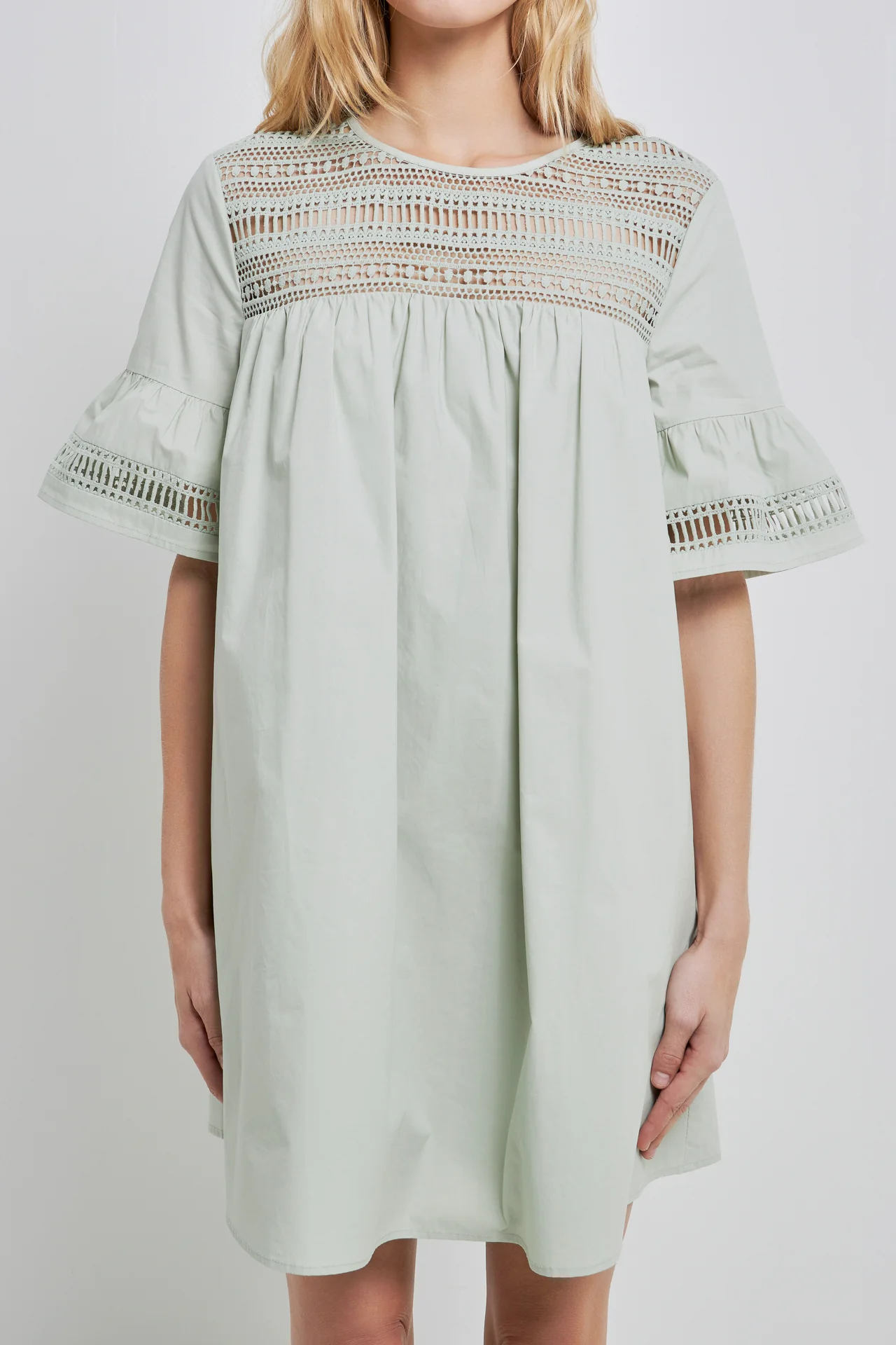 Lace Detail Mini Dress - Image 16
