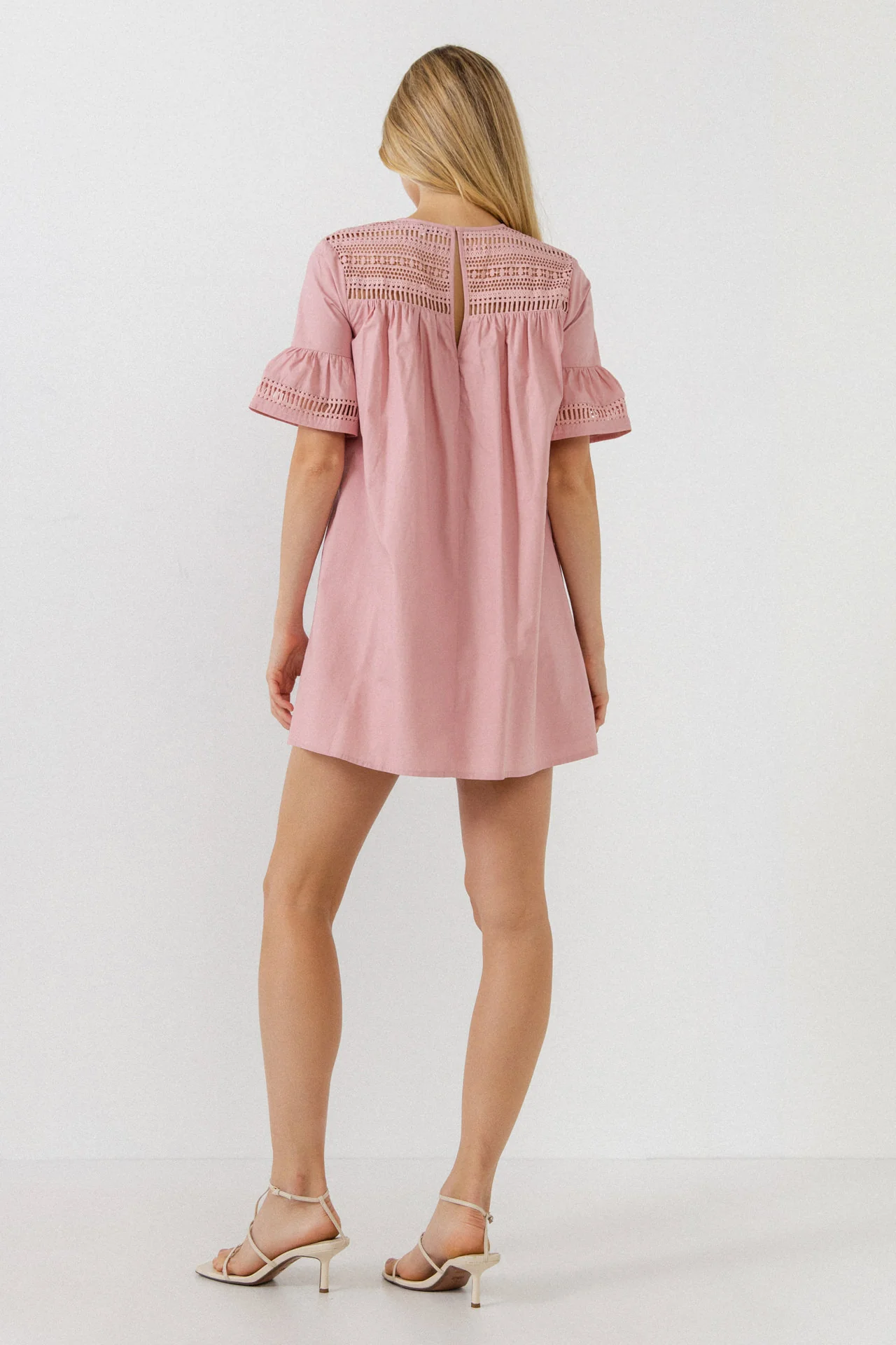 Lace Detail Mini Dress - Image 23
