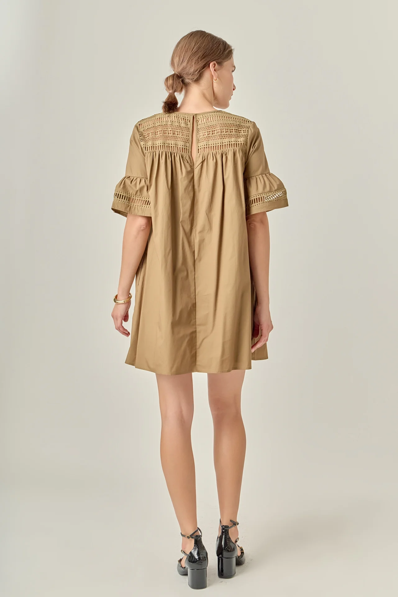 Lace Detail Mini Dress - Image 4
