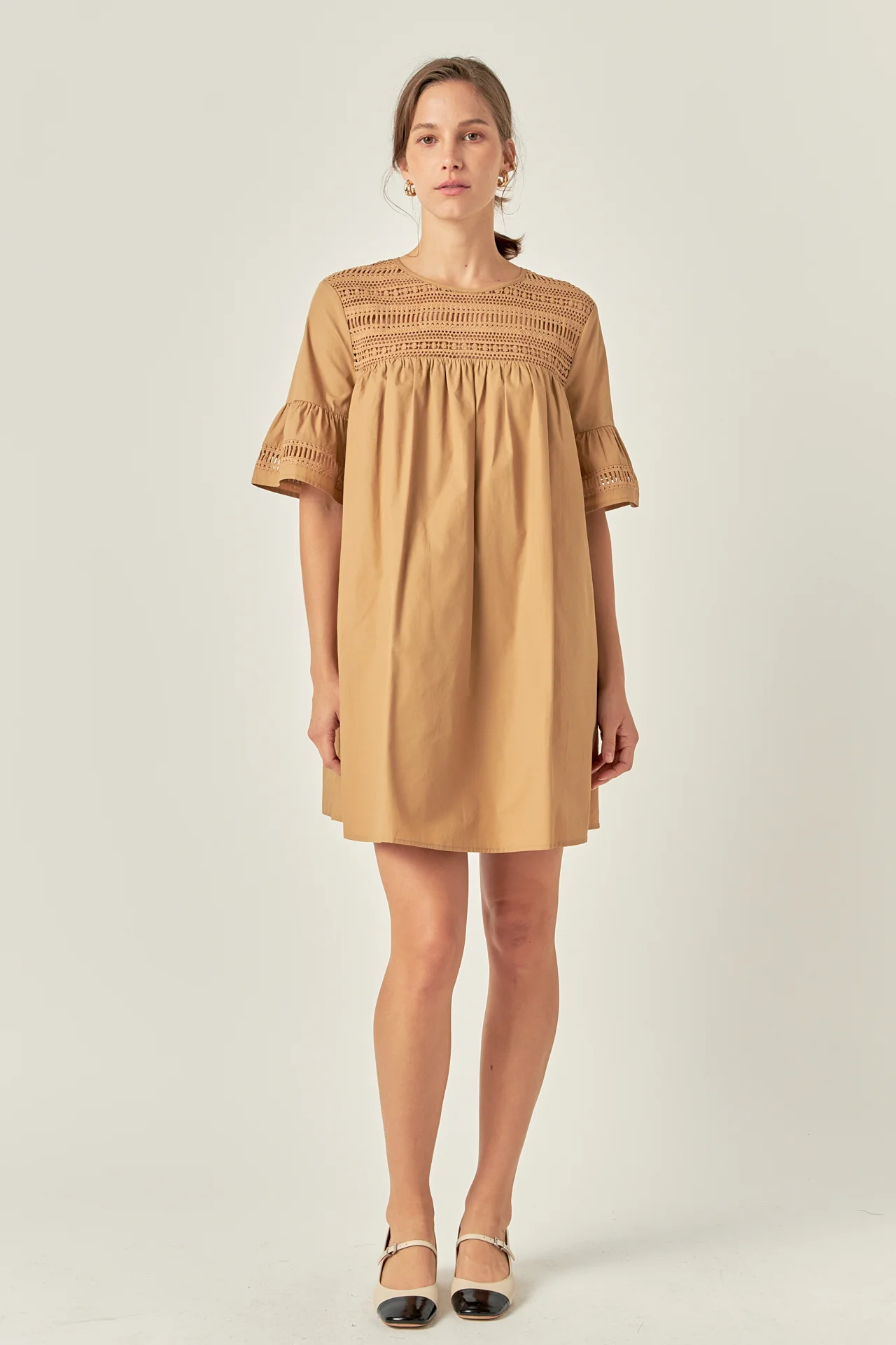 Lace Detail Mini Dress - Image 6